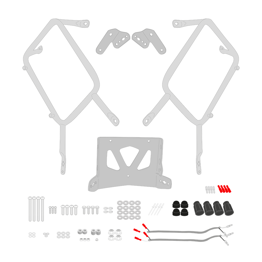 Supporto per valigie laterali GIVI PLO8209CAM