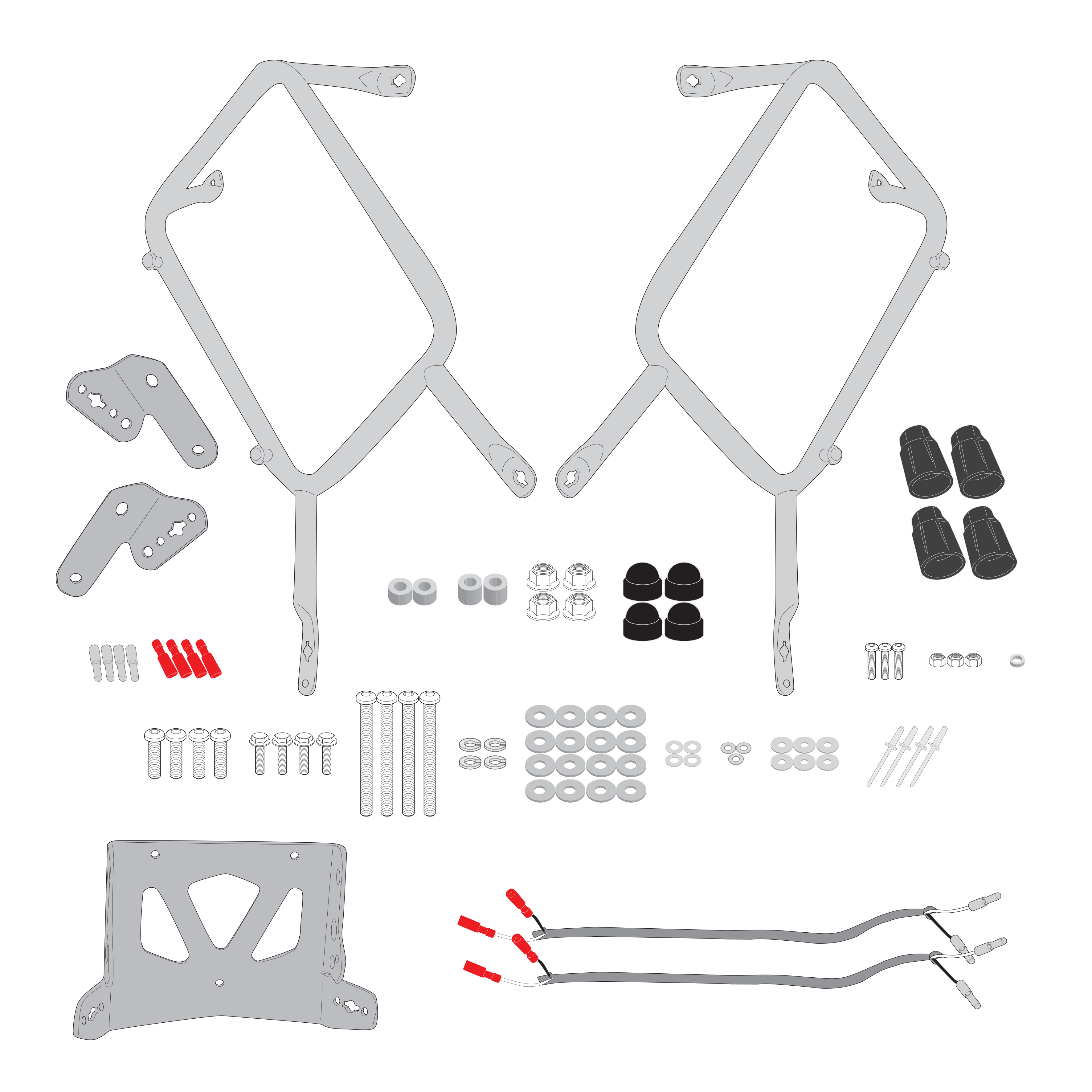 Supporto per valigie laterali GIVI PLO8209MK