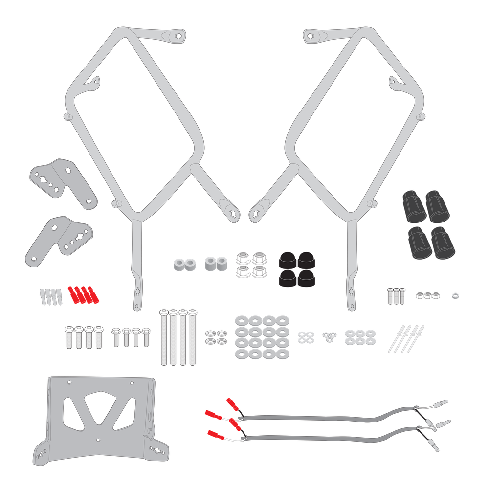 Supporto per valigie laterali GIVI PLO8209MK