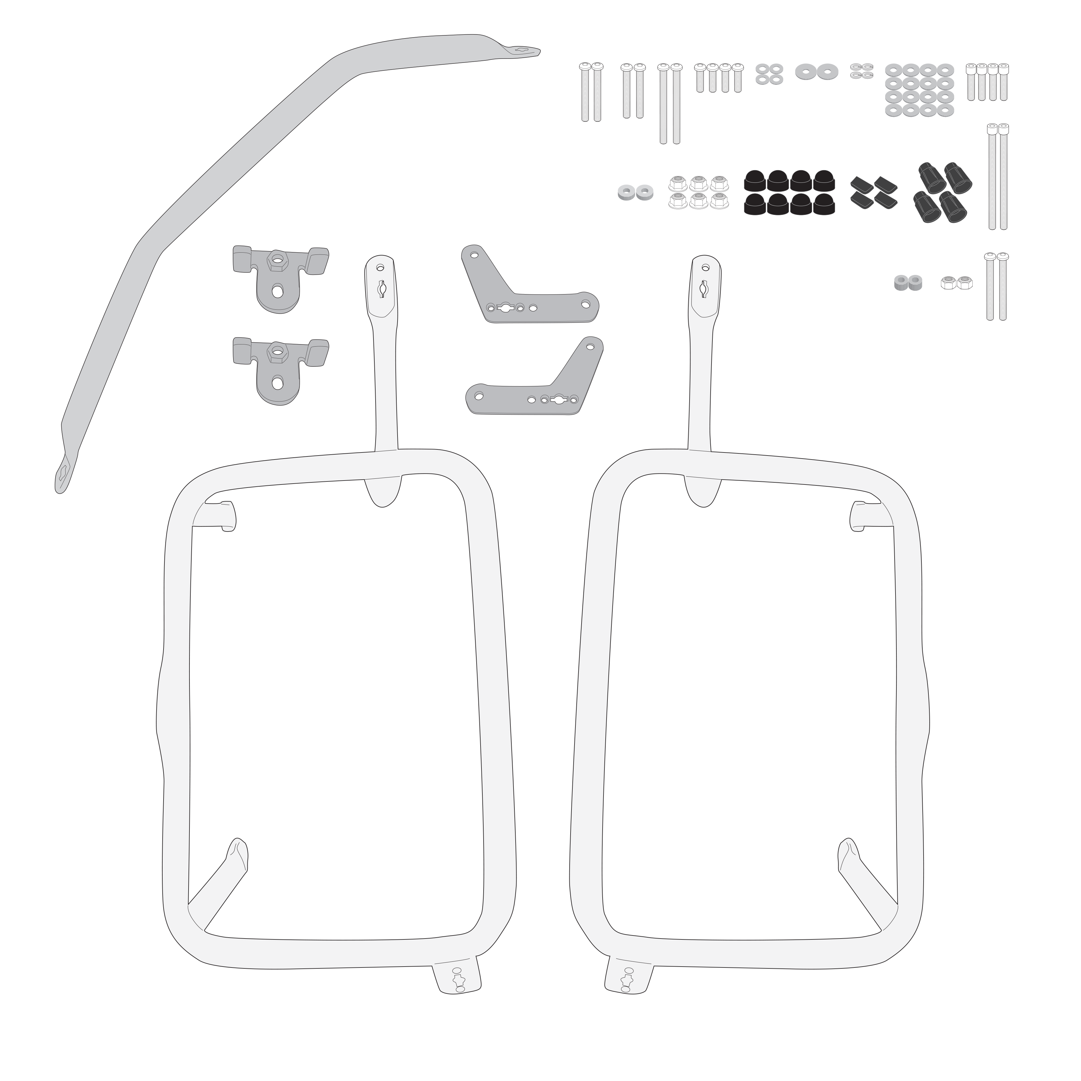 Supporto per valigie laterali GIVI PLO8400MK