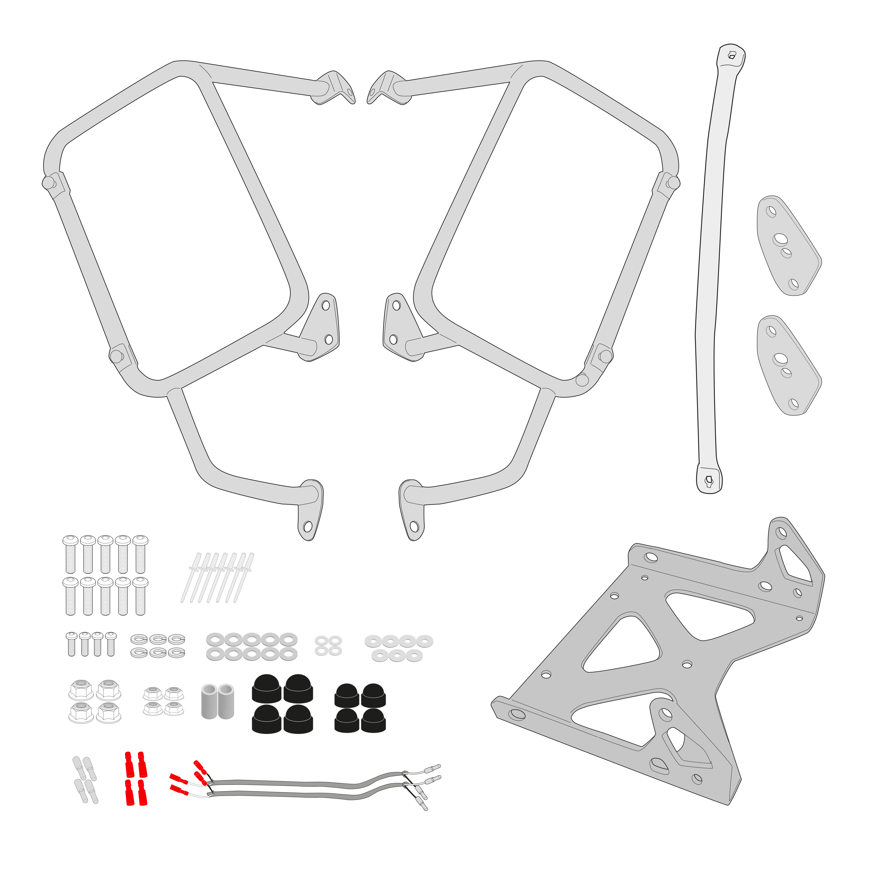 Supporto per valigie laterali GIVI PLO9260MK