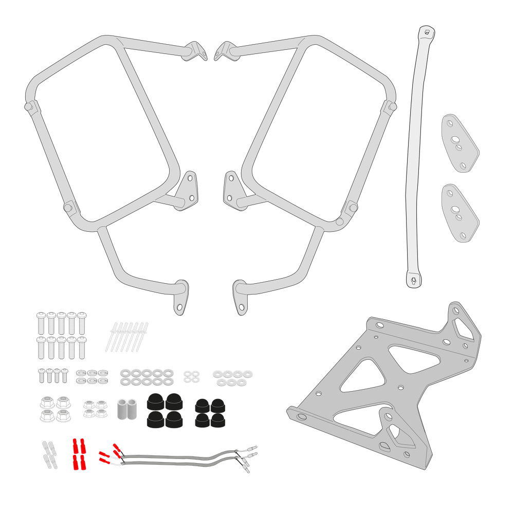 Supporto per valigie laterali GIVI PLO9260MK