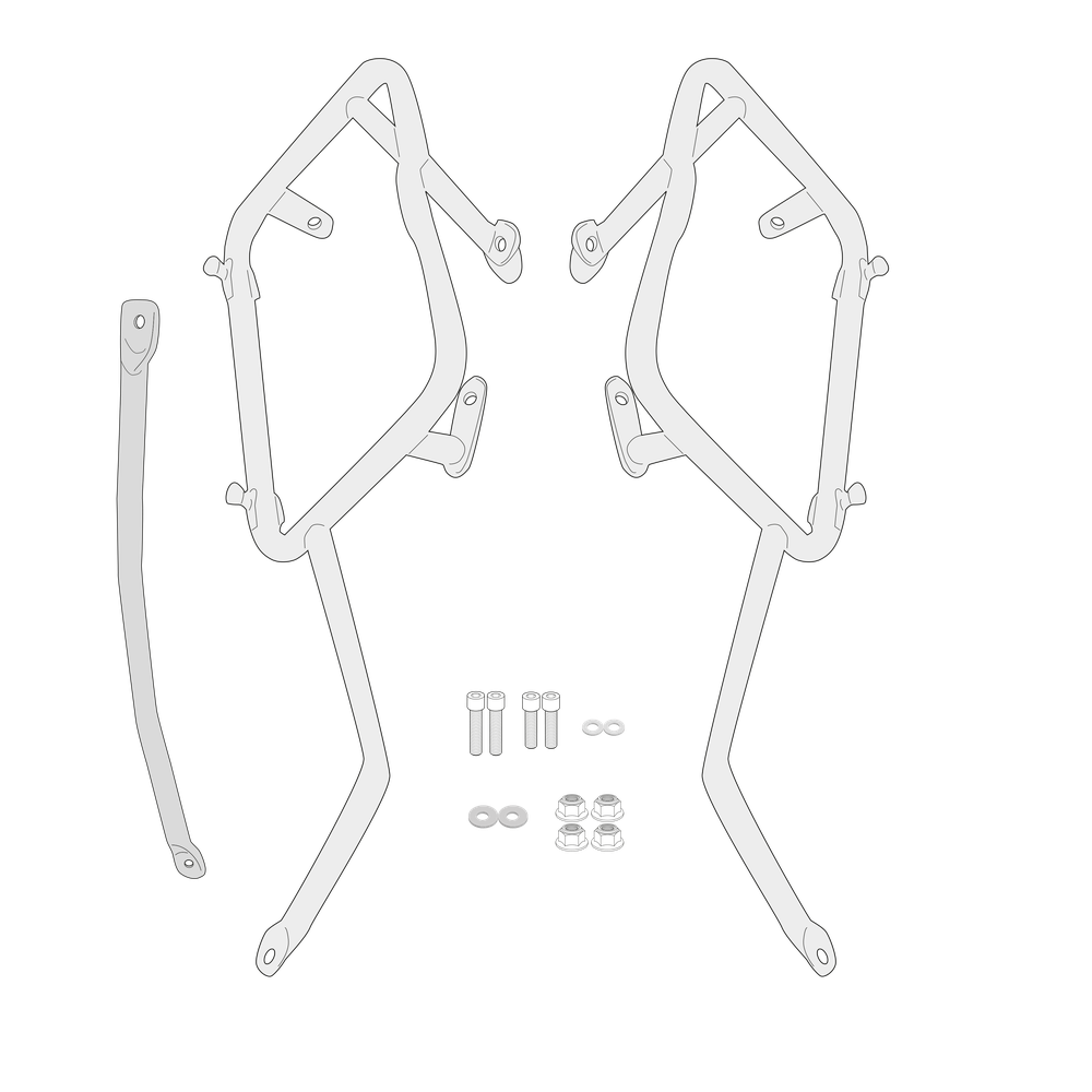Supporto per valigie laterali GIVI PLO9701MK