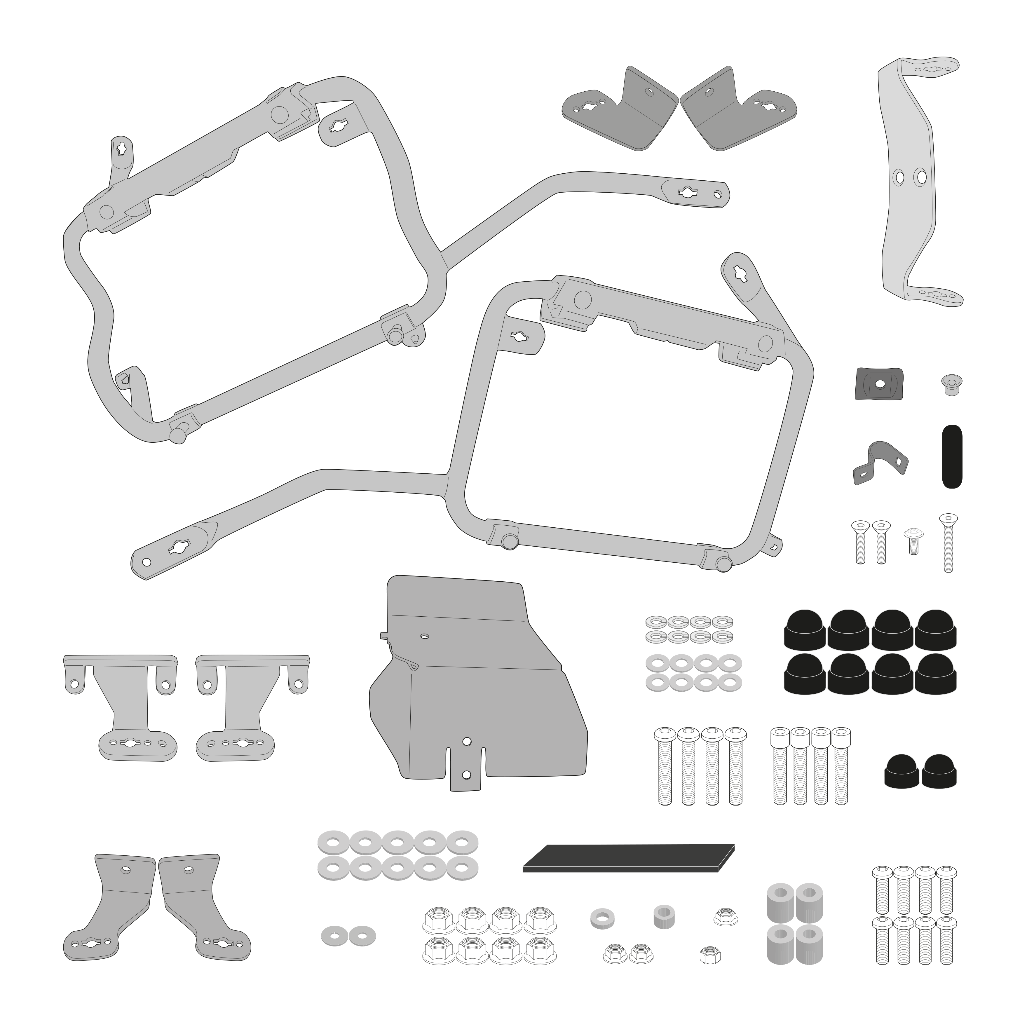 Supporto per valigie laterali GIVI PLOS1178CAM