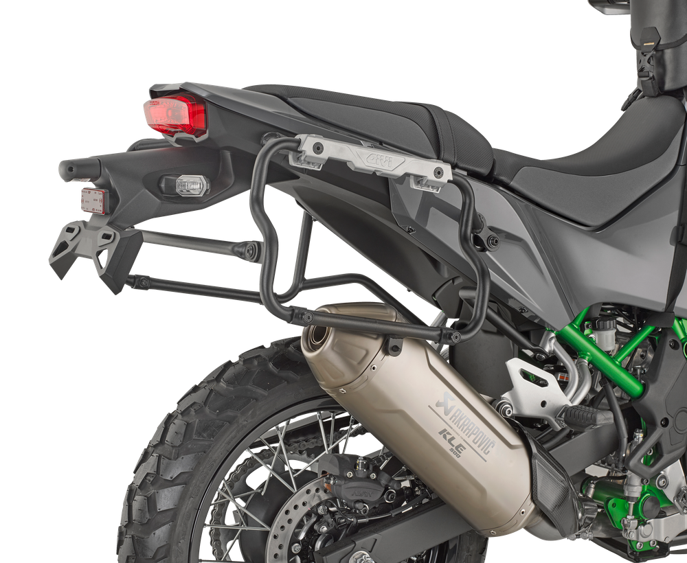 PLOS4139CAM telaio scantonato Monokey CAM-SIDE montato su Kawasaki KLE 500 (26)