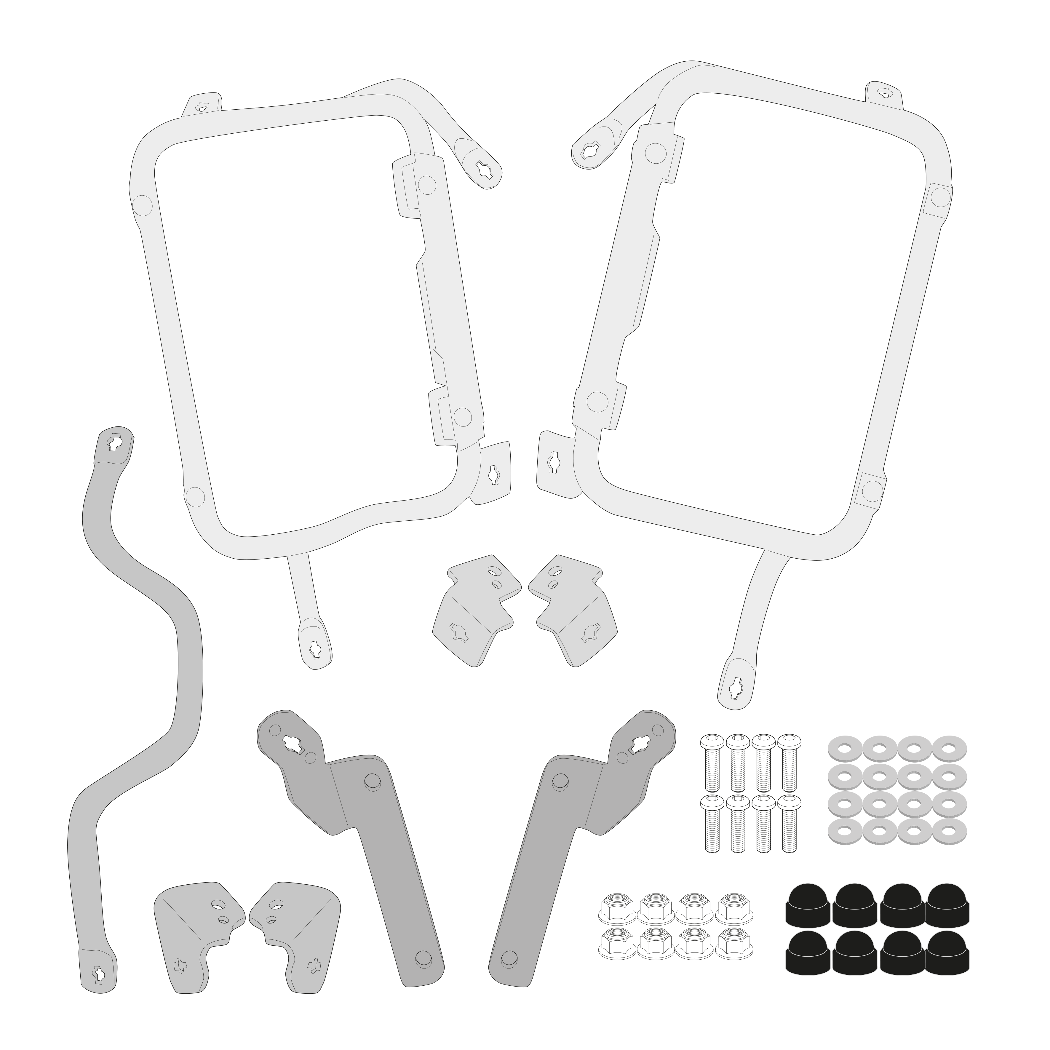 Supporto per valigie laterali GIVI PLOS5146CAMOX