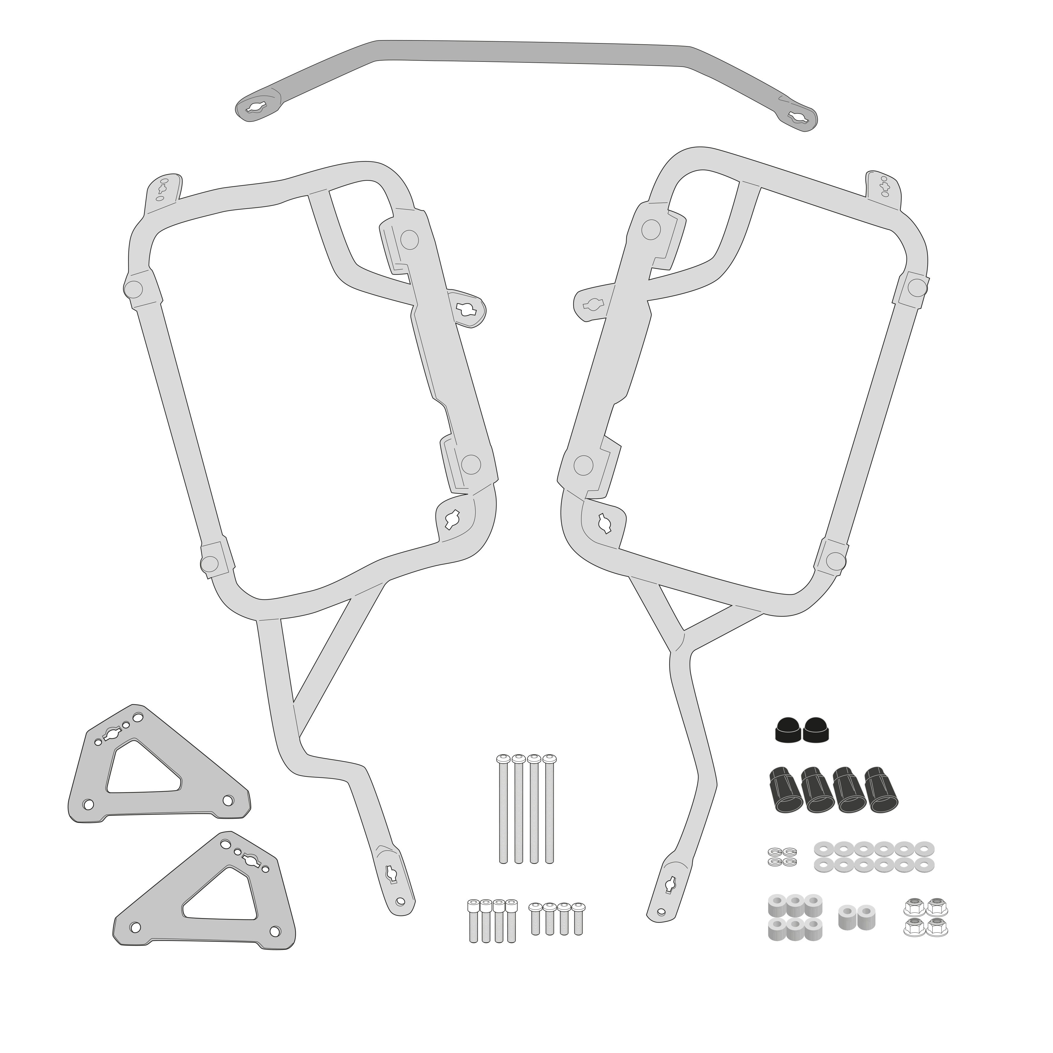 Supporto per valigie laterali GIVI PLOS8717CAM
