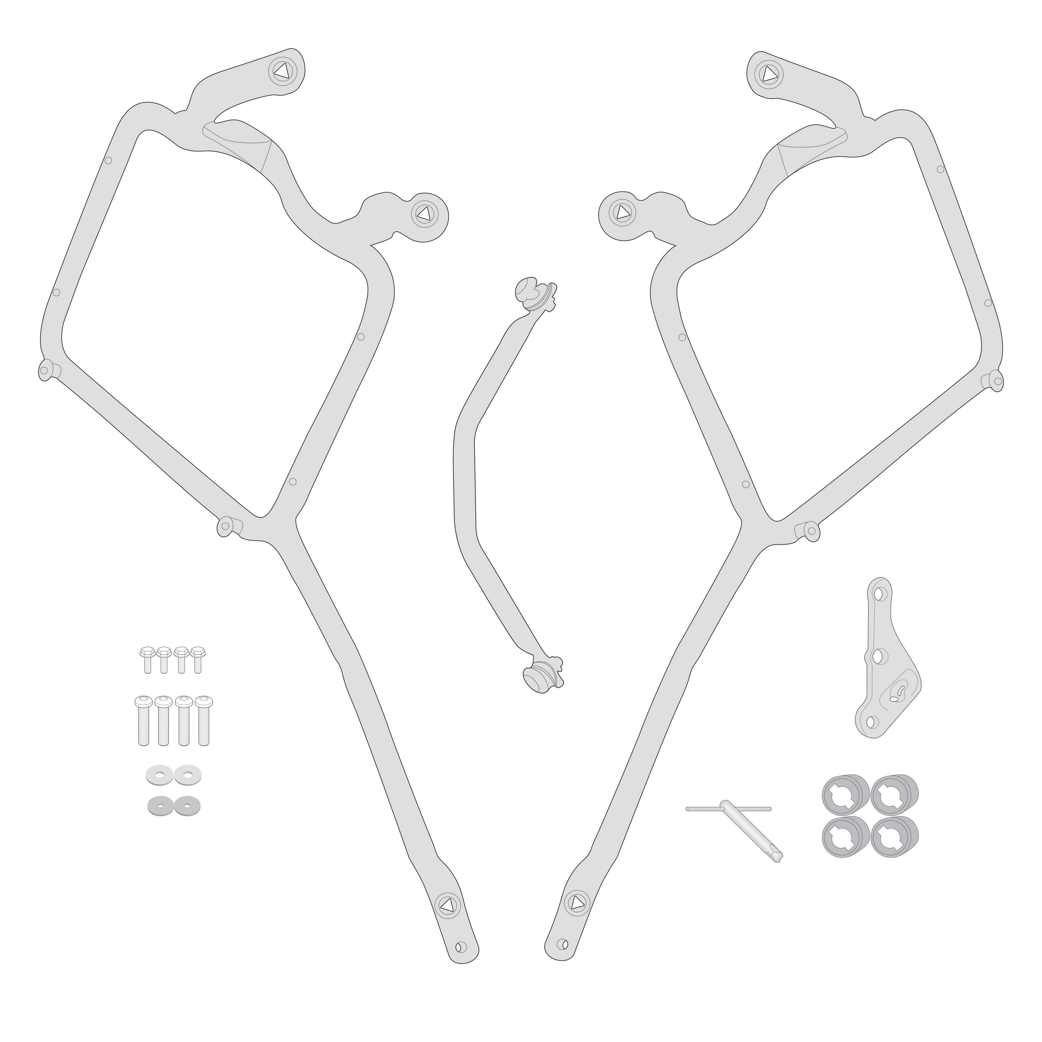 Supporto per valigie laterali GIVI PLR2122