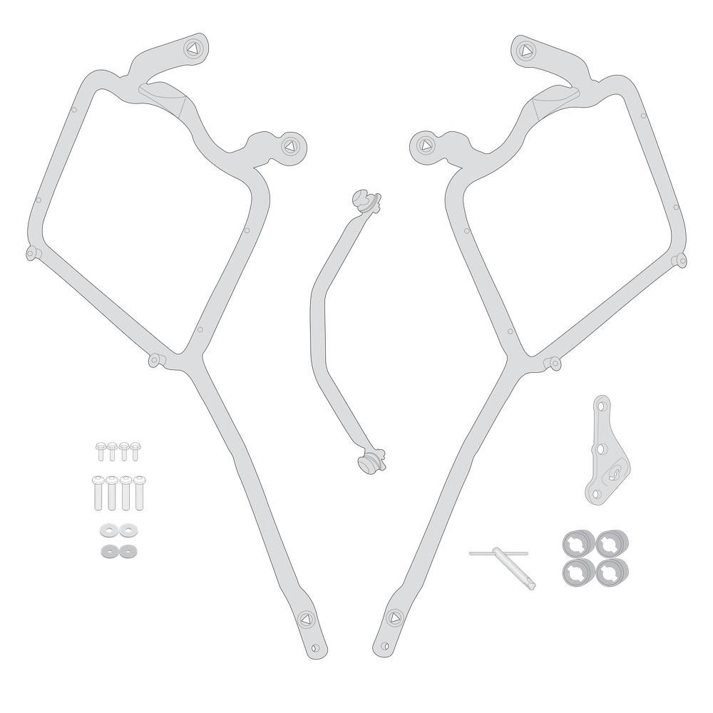Supporto per valigie laterali GIVI PLR2122