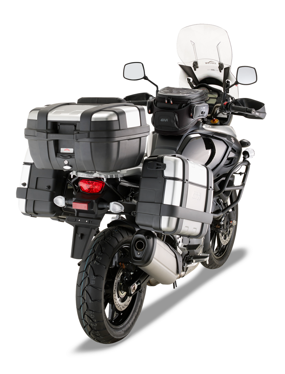 Attacco Laterale GIVI PLR3105 montata su Suzuki DL 1000 V-Strom (14)