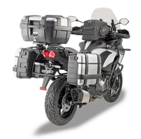 Attacco Laterale GIVI PLR4126 montato con TRK33N su Kawasaki Versys 1000 SE (19)