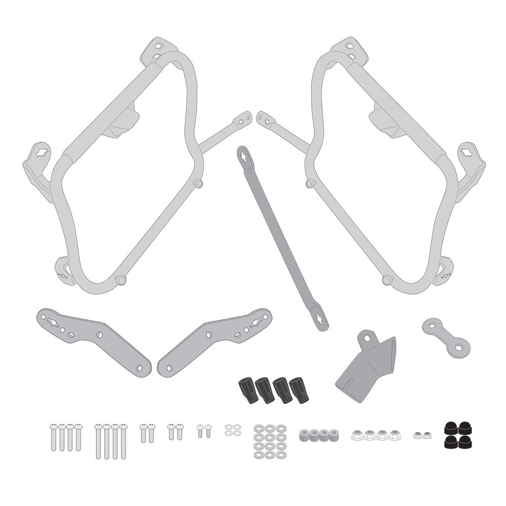 Supporto per valigie laterali GIVI PLX1186