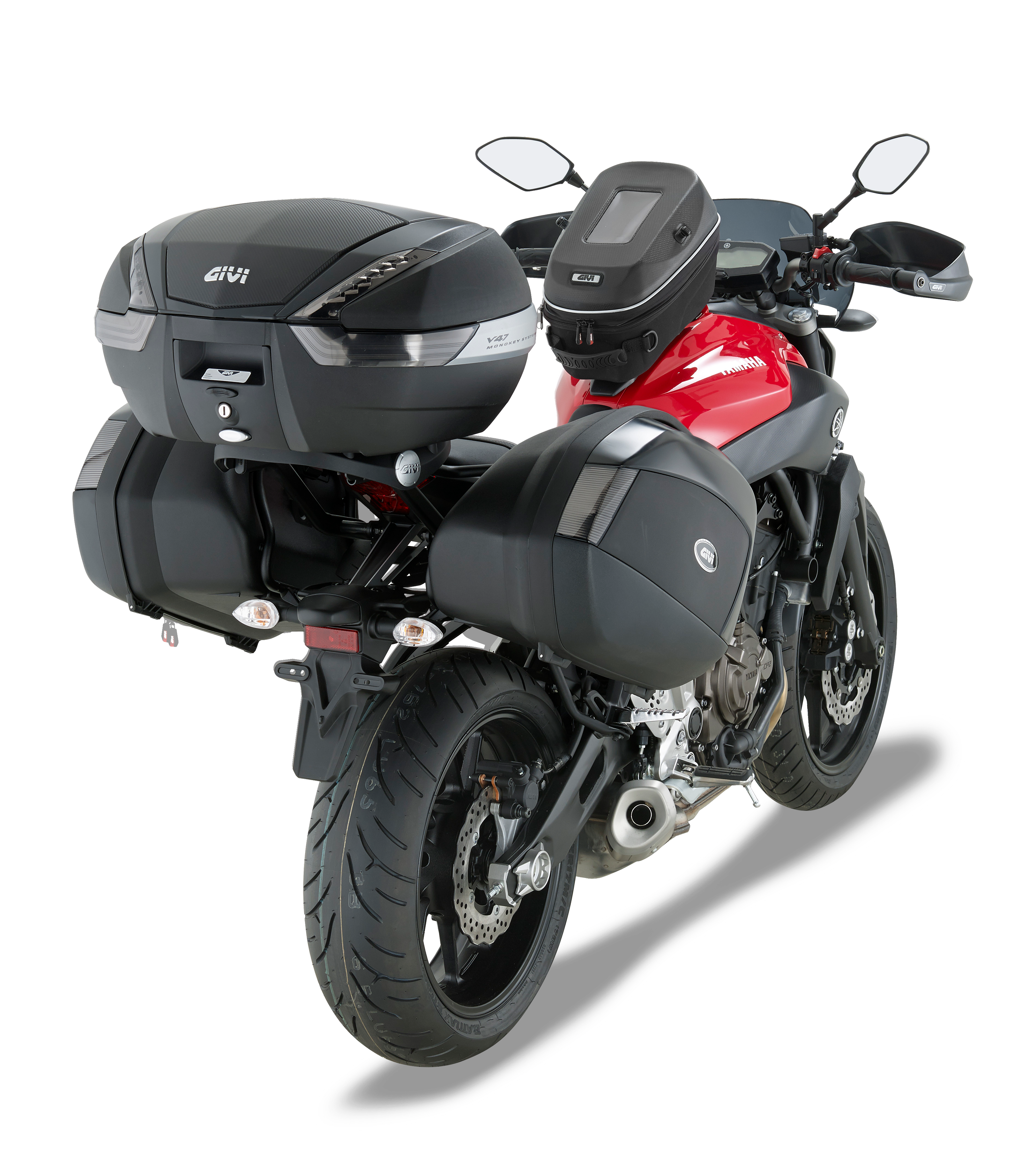 Attacco Laterale GIVI PLX2118 montato con 2118FZ su Yamaha MT-07 (14)