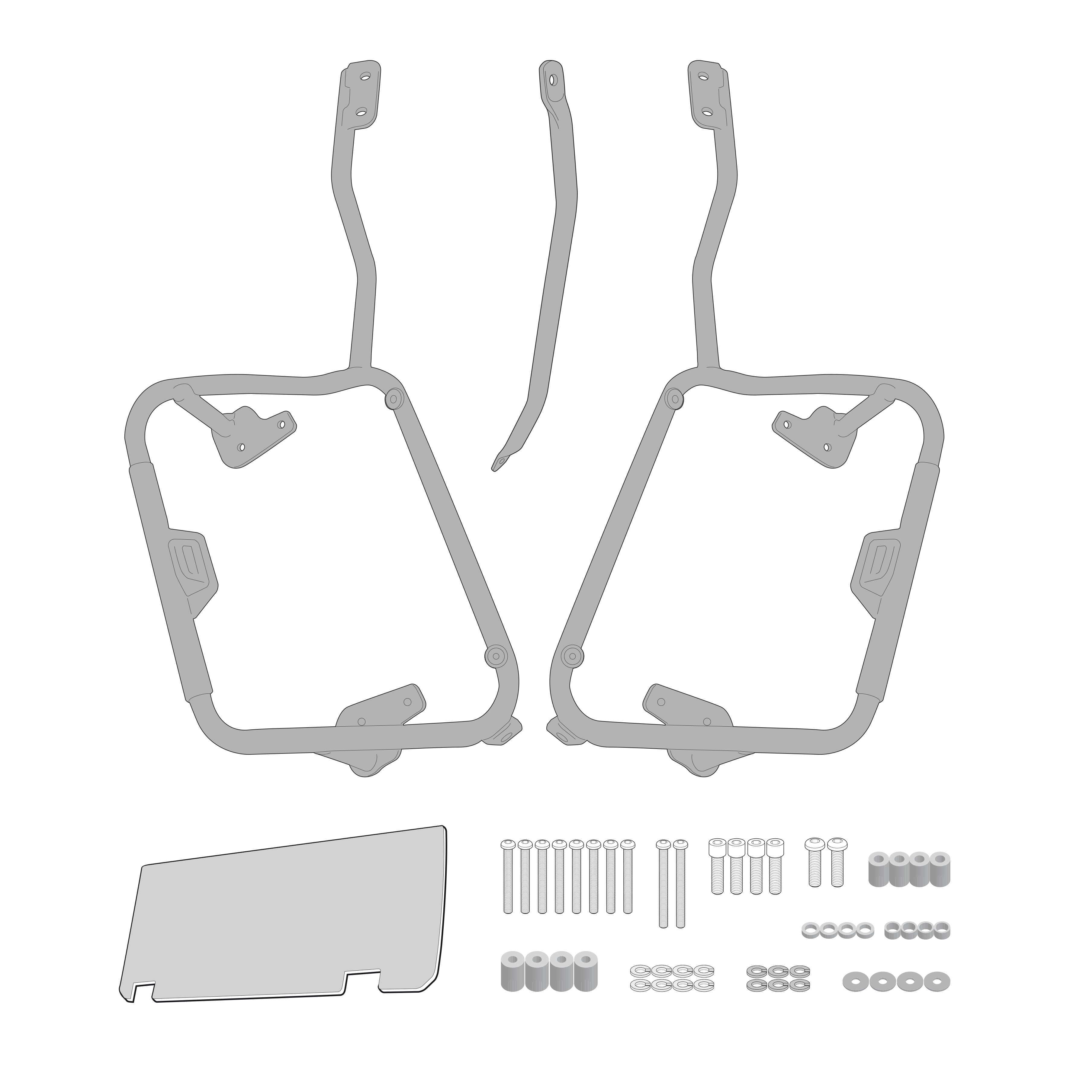 Supporto per valigie laterali GIVI PLX3112