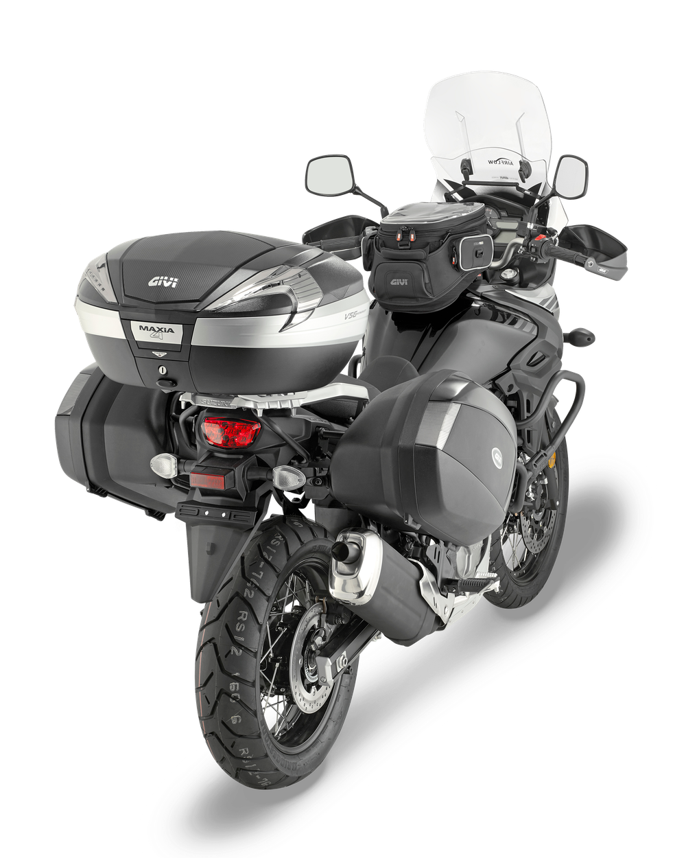 Attacco Laterale GIVI PLX3112 montata su Suzuki DL 650 V-Strom (17)