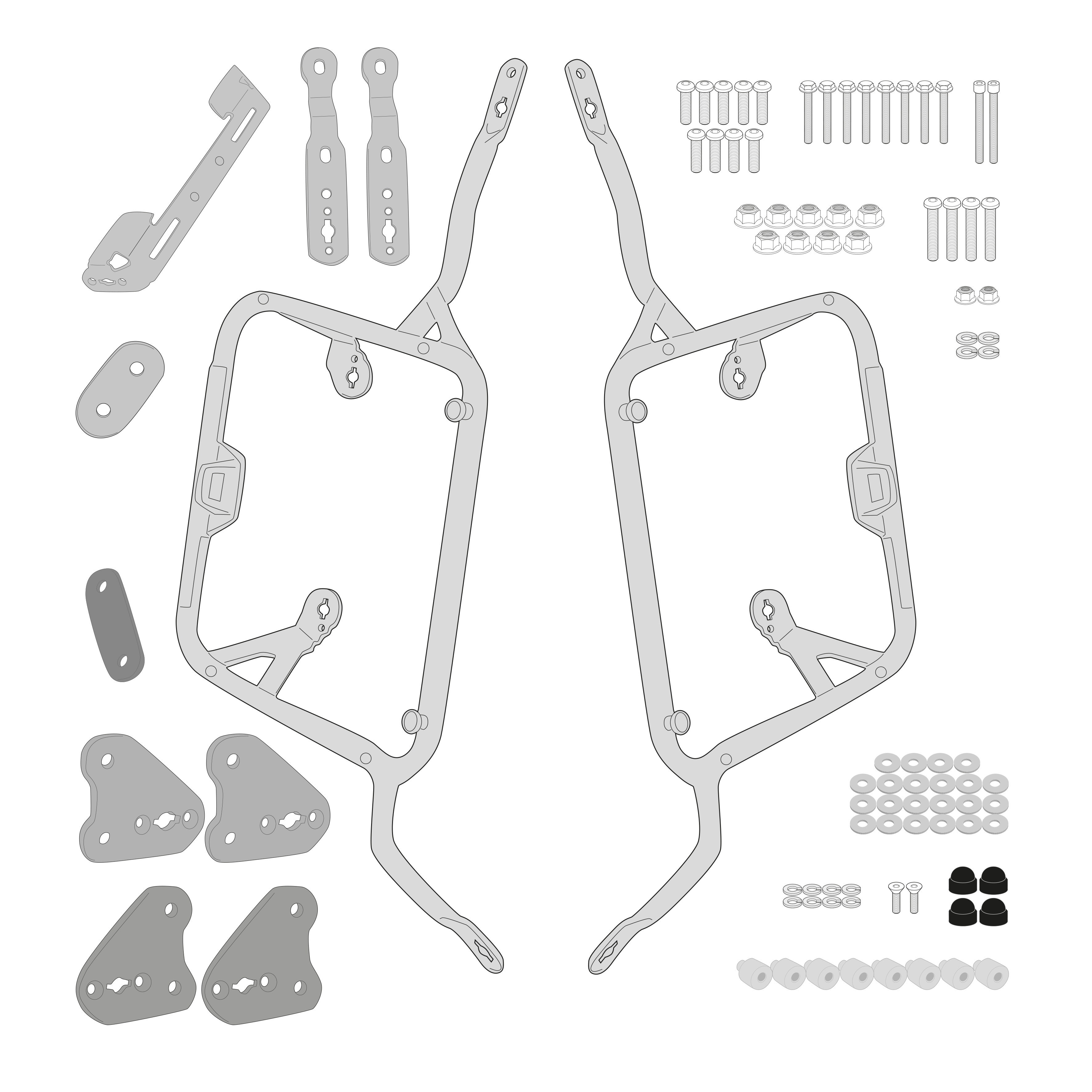 Supporto per valigie laterali GIVI PLX3117