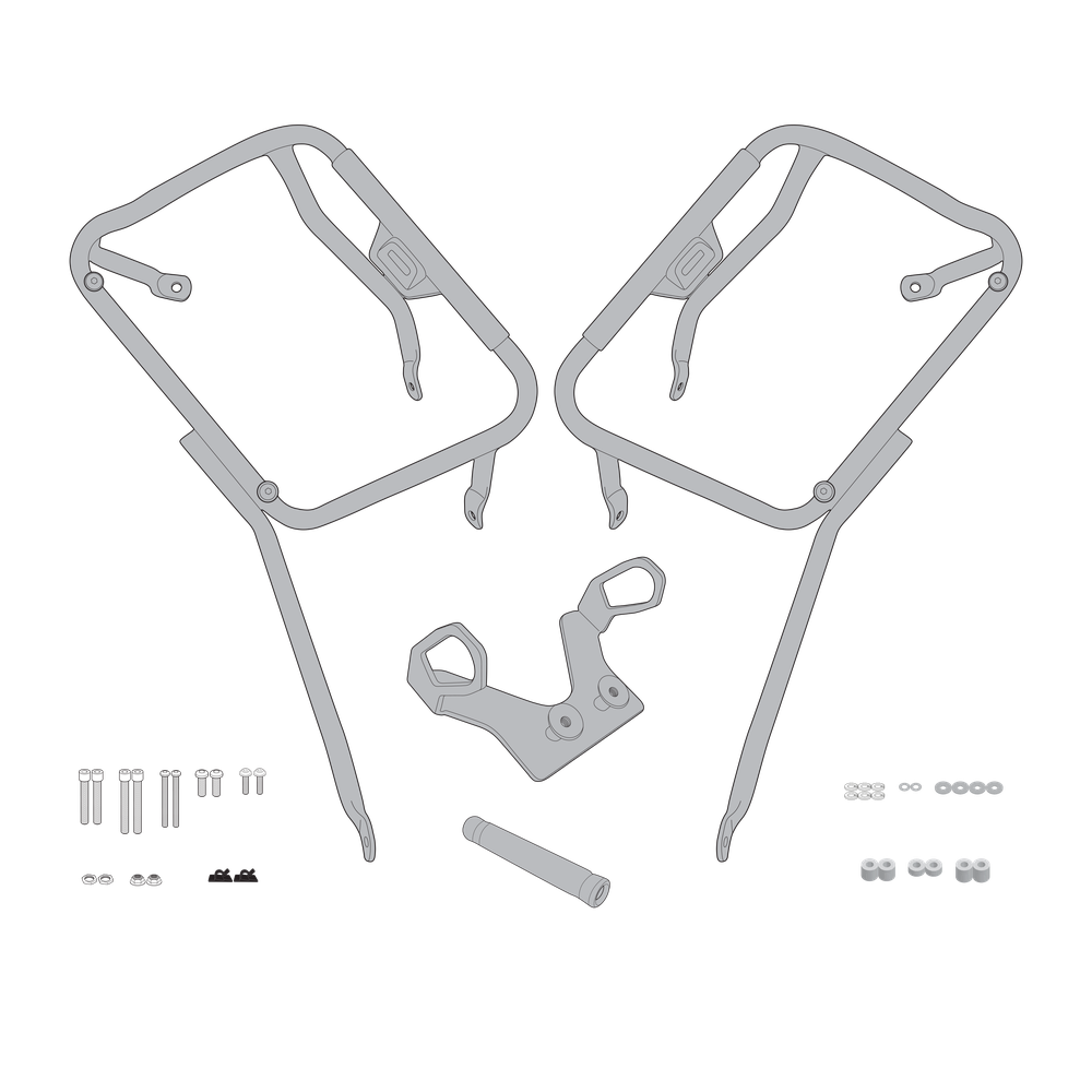 Supporto per valigie laterali GIVI PLX4117