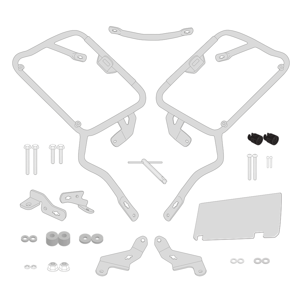 Supporto per valigie laterali GIVI PLXR5117
