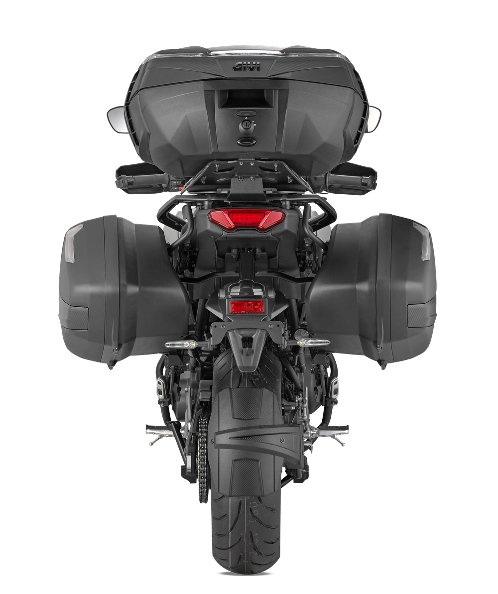 PX2171 portavaligie specifico TECH3 montato su YAMAHA TRACER 9 GT (25) - retro