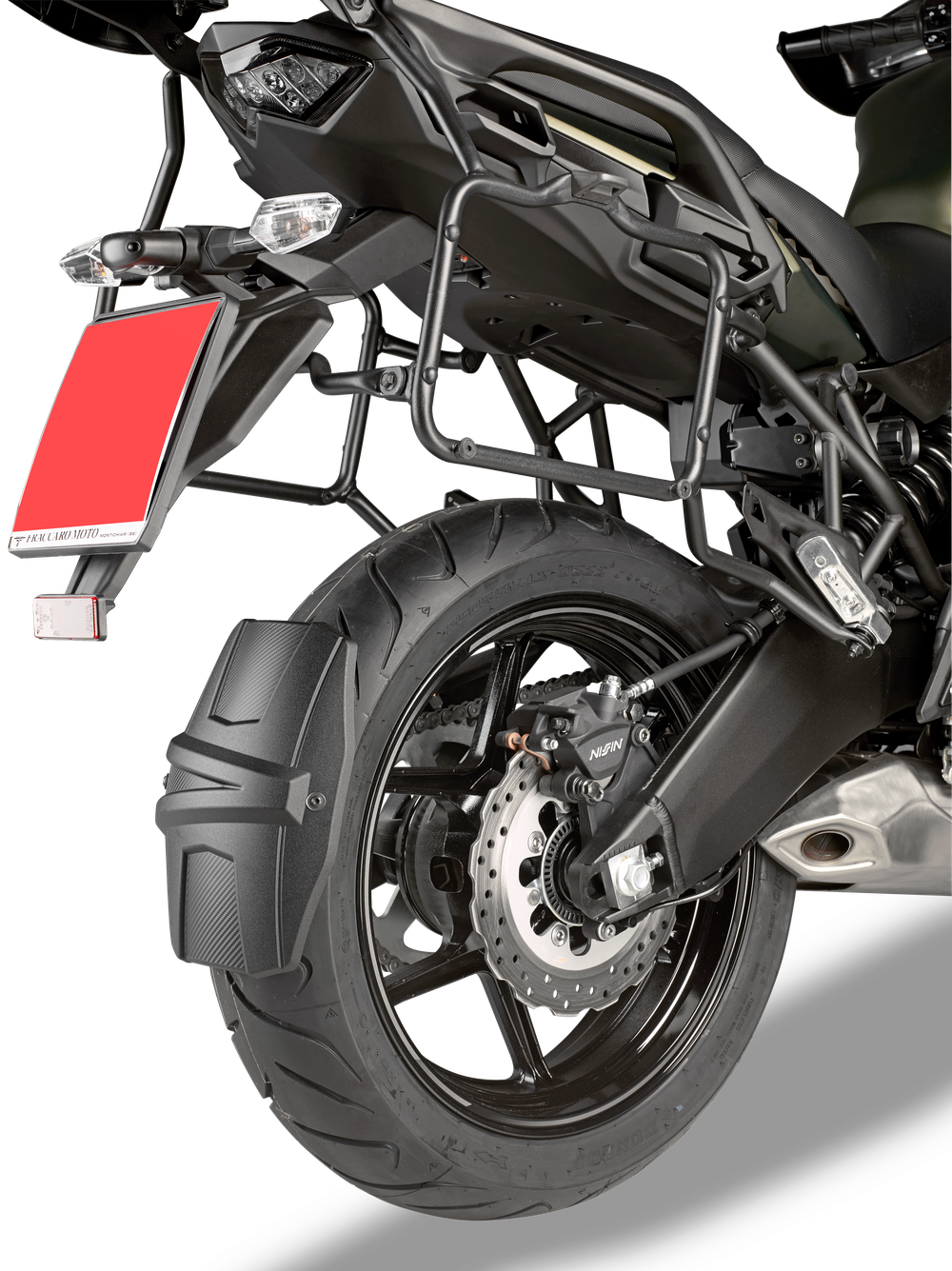 Parafango GIVI RM02 montato con RM4114KIT su Kawasaki Versys 650 (15)