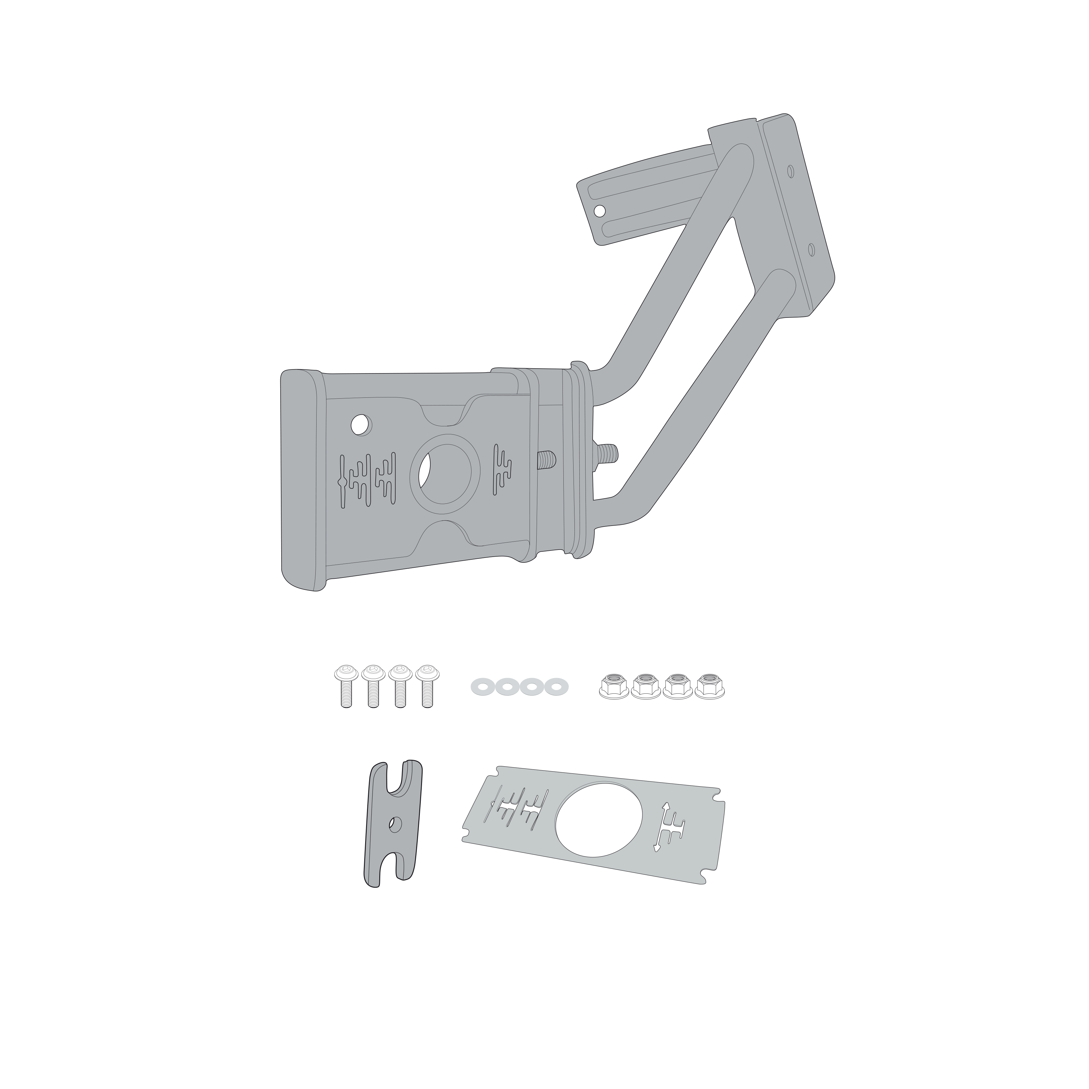 Sistema di fissaggio per parafango GIVI RM1146KIT