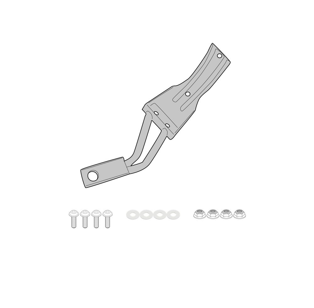Sistema di fissaggio per parafango GIVI RM1156KIT