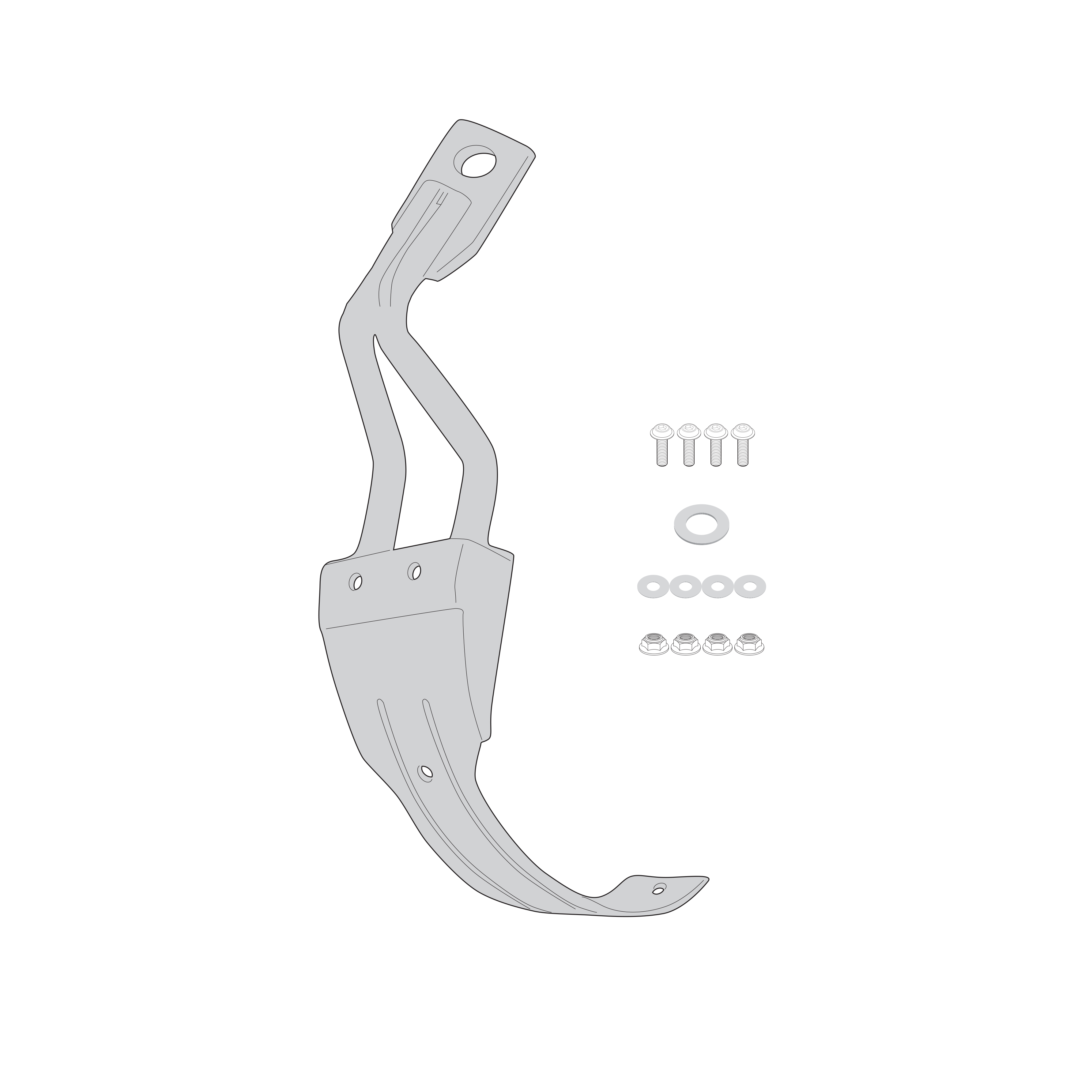 Sistema di fissaggio per parafango GIVI RM5138KIT