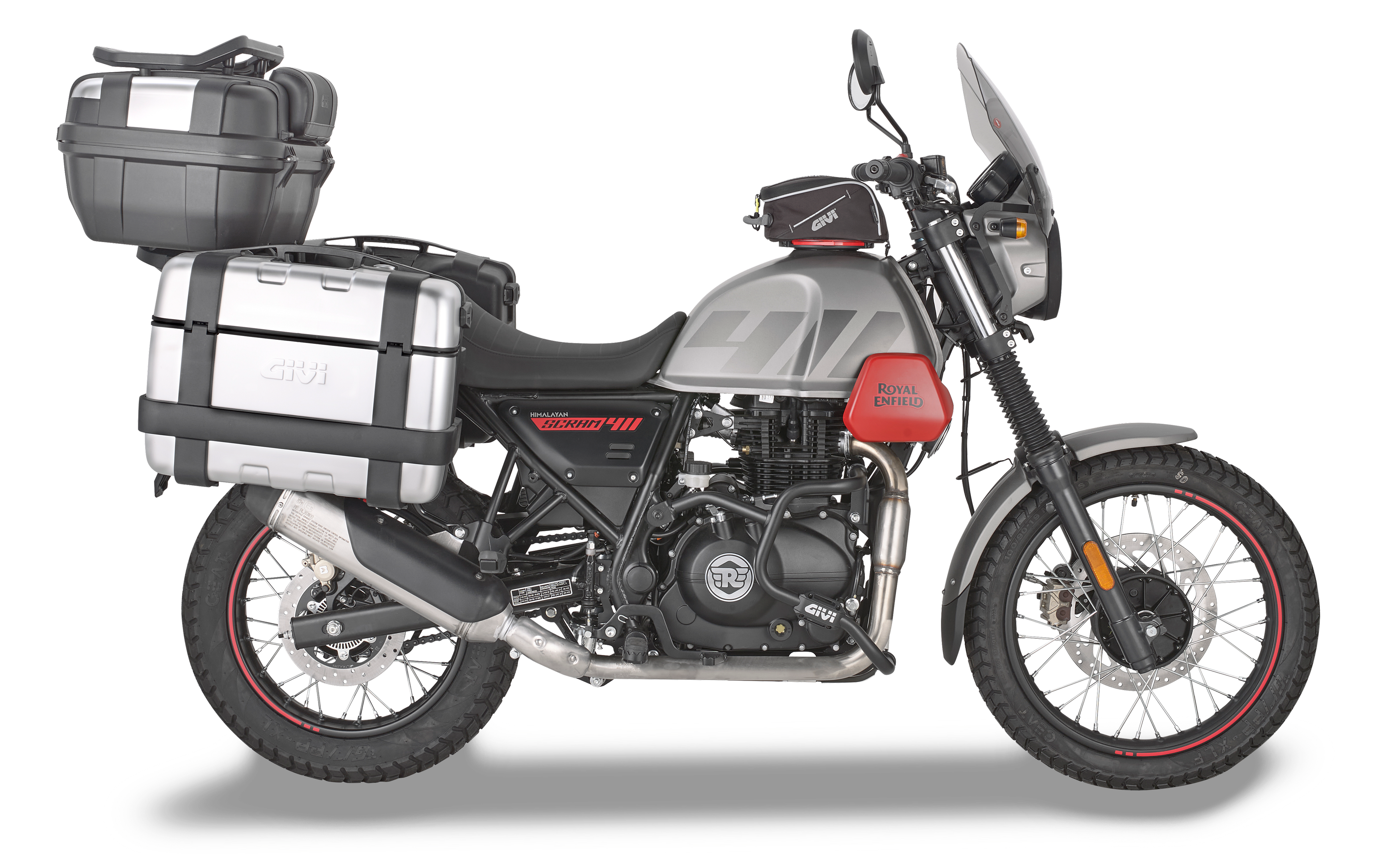 Allestimento GIVI su Royal Enfield Scram 411 (22) lato