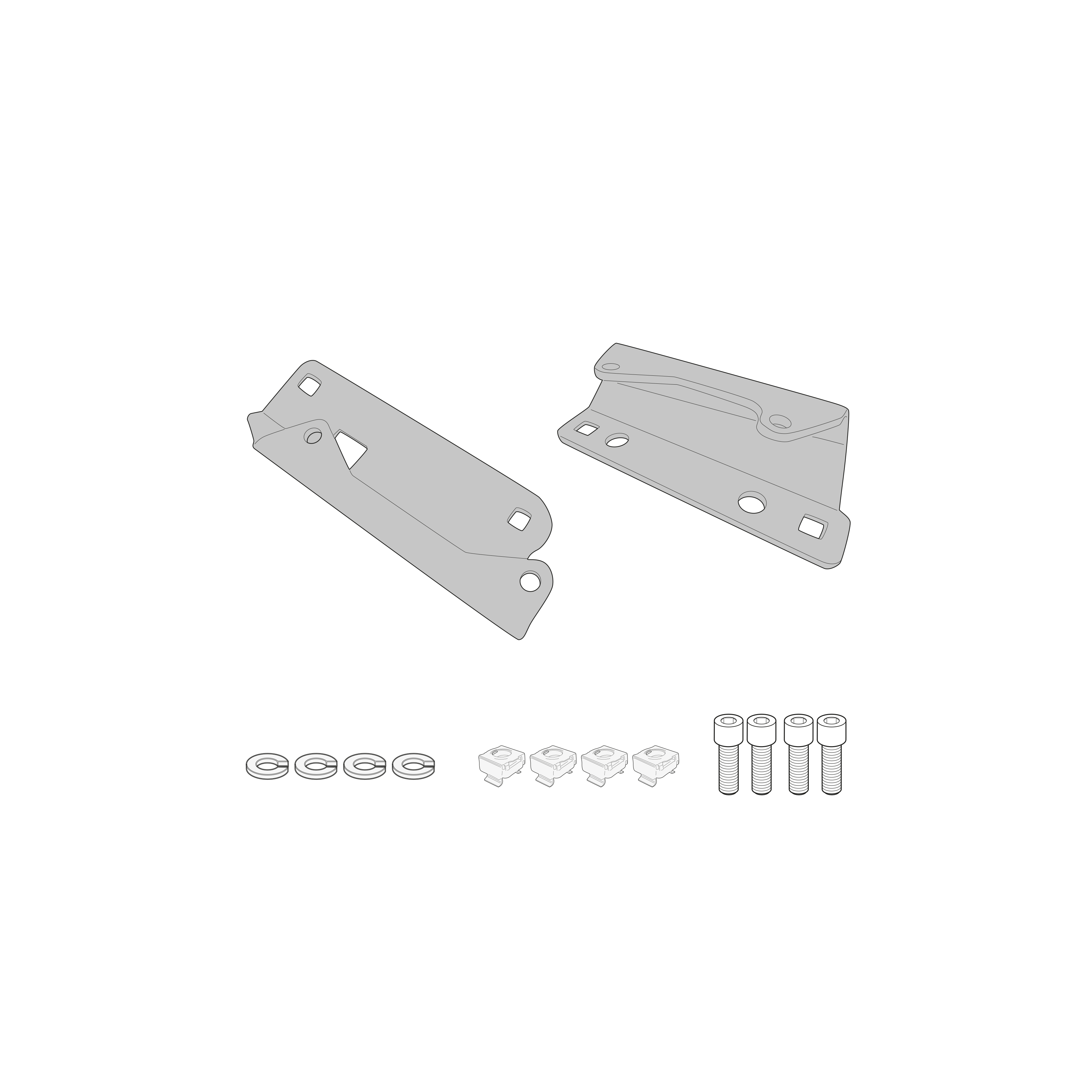 Kit fissaggio GIVI RP5129KIT