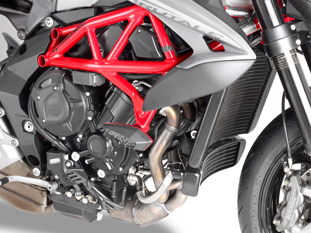 Slider GIVI SLD01RE montato con SLD9001KIT su Mv Agusta Brutale 800 (17)