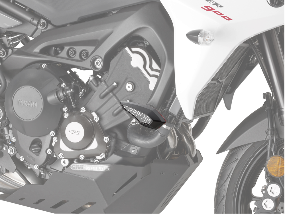 Kit Slider GIVI SLD2139KIT montato con SLD01RE su Yamaha Tracer 900 (18)