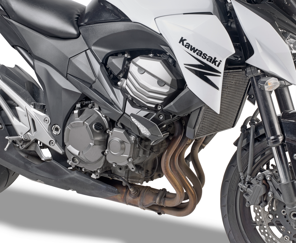 Kit Slider GIVI SLD4109KIT montato con SLD01AL su Kawasaki Z 800 (13)
