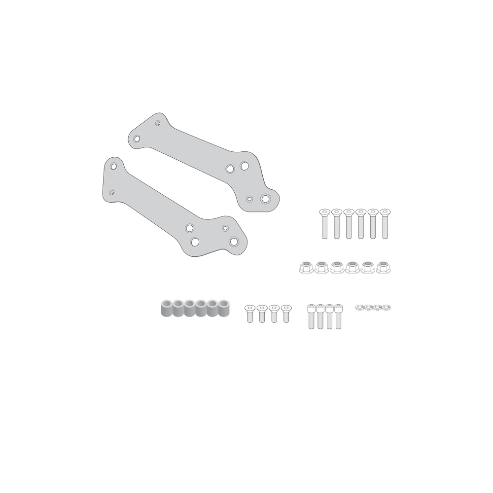 Supporto per valigie centrali GIVI SR1156