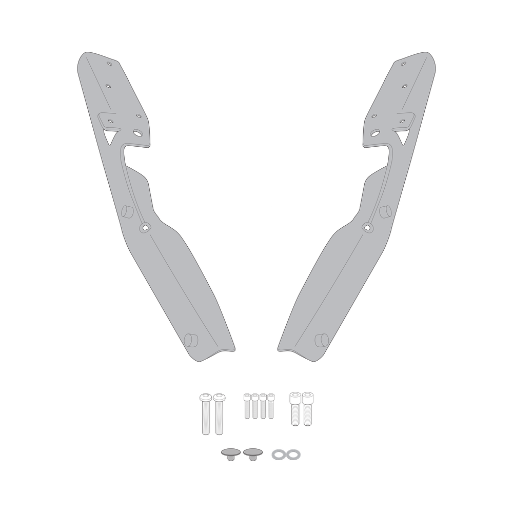 Supporto per valigie centrali GIVI SR1166