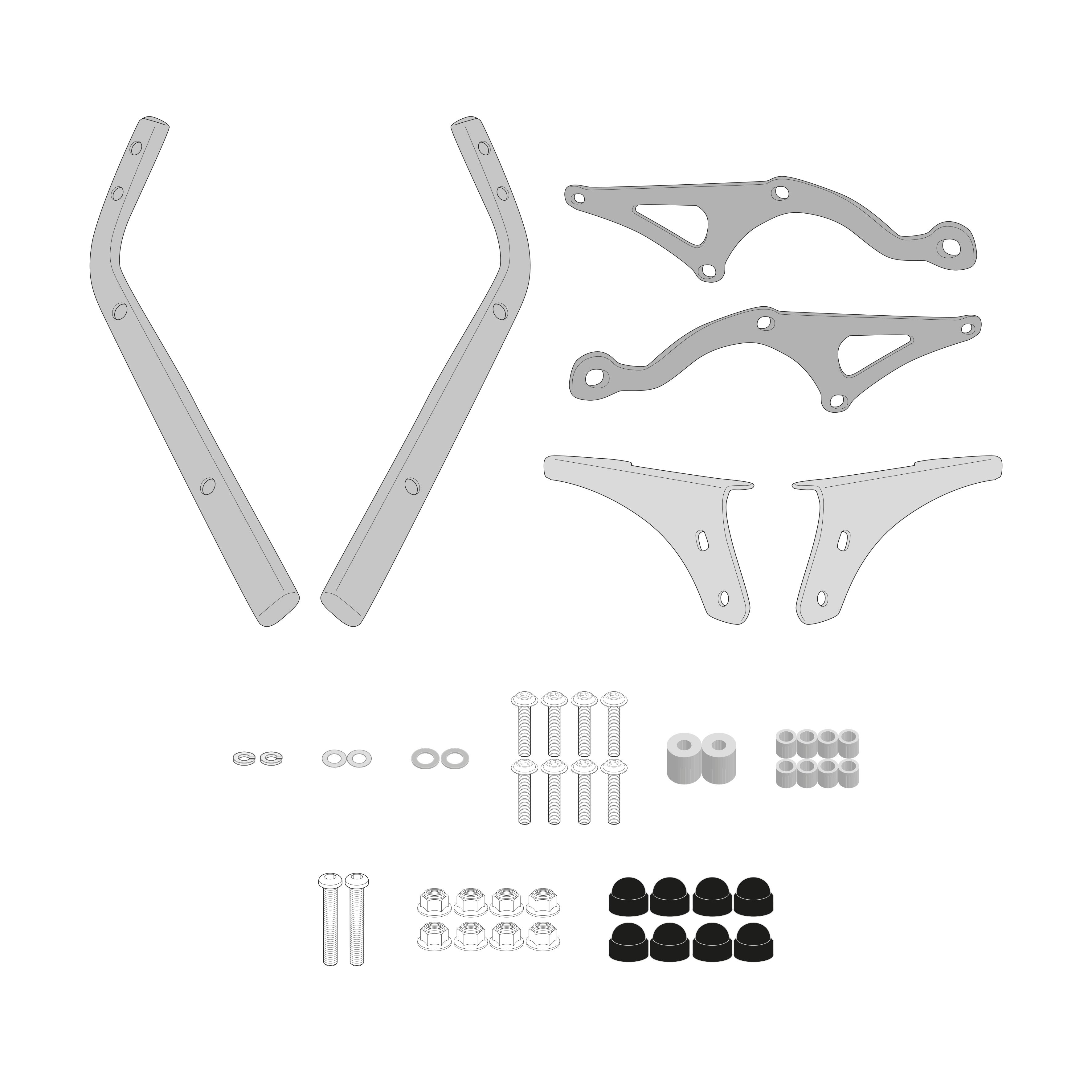 Supporto per valigie centrali GIVI SR1195