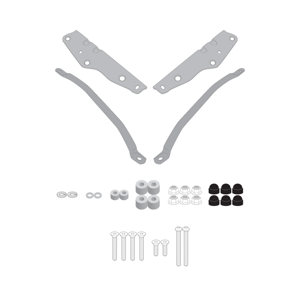 Supporto per valigie centrali GIVI SR1201