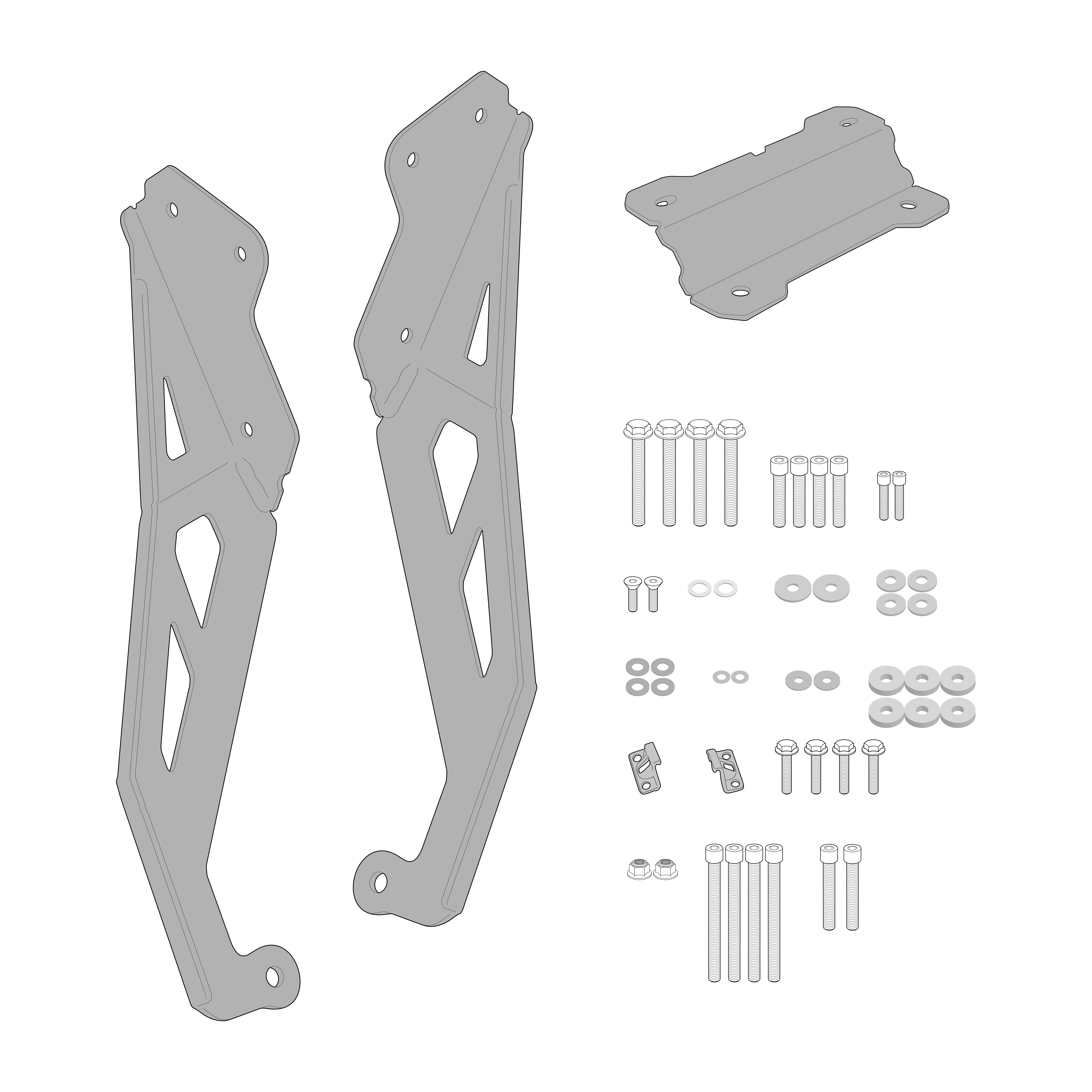 Supporto per valigie centrali GIVI SR2122