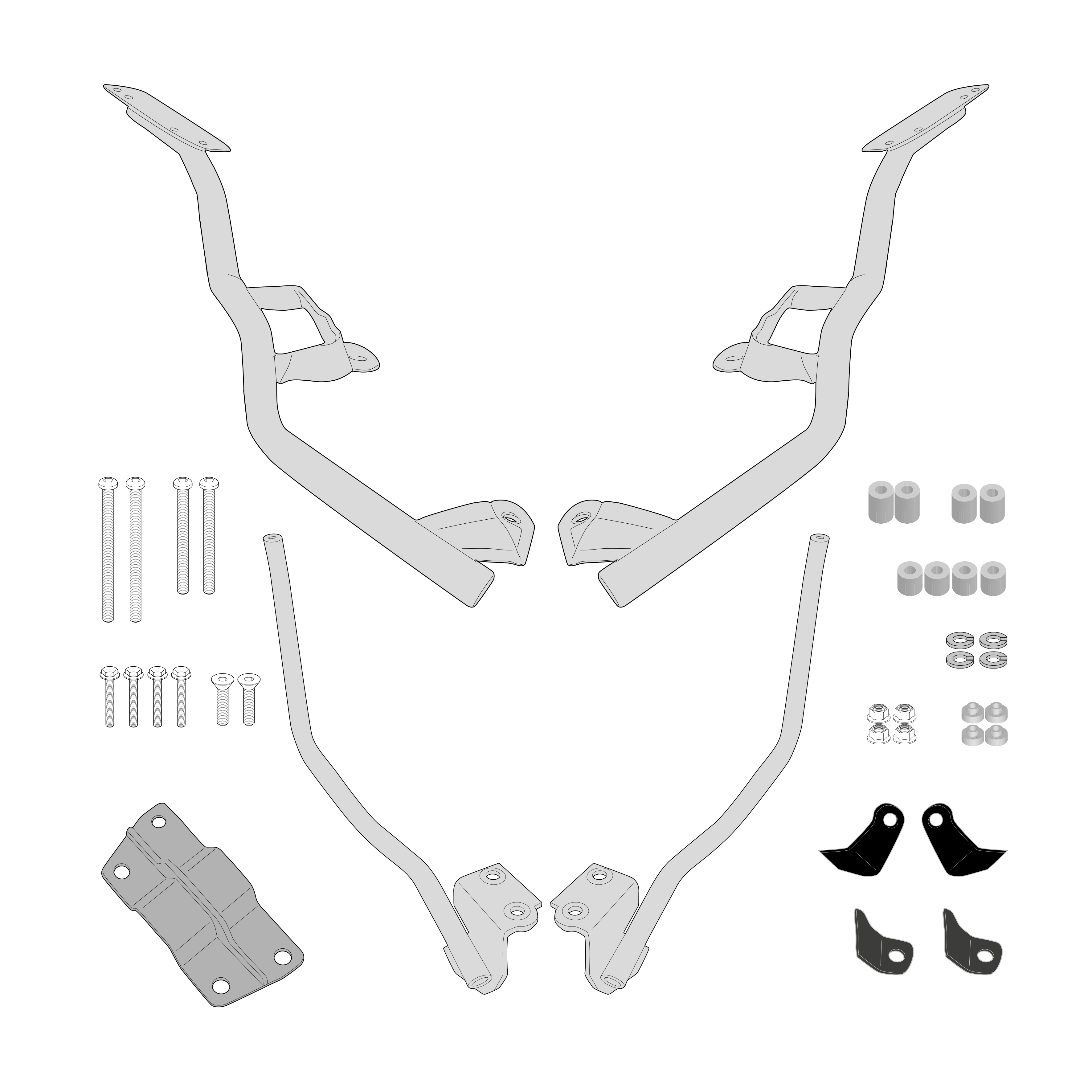Supporto per valigie centrali GIVI SR2133