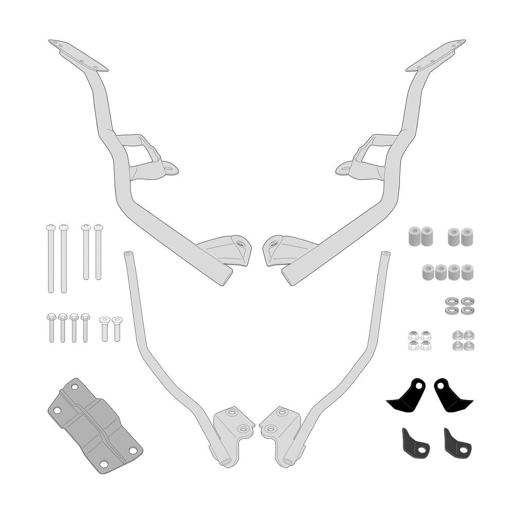 Supporto per valigie centrali GIVI SR2133