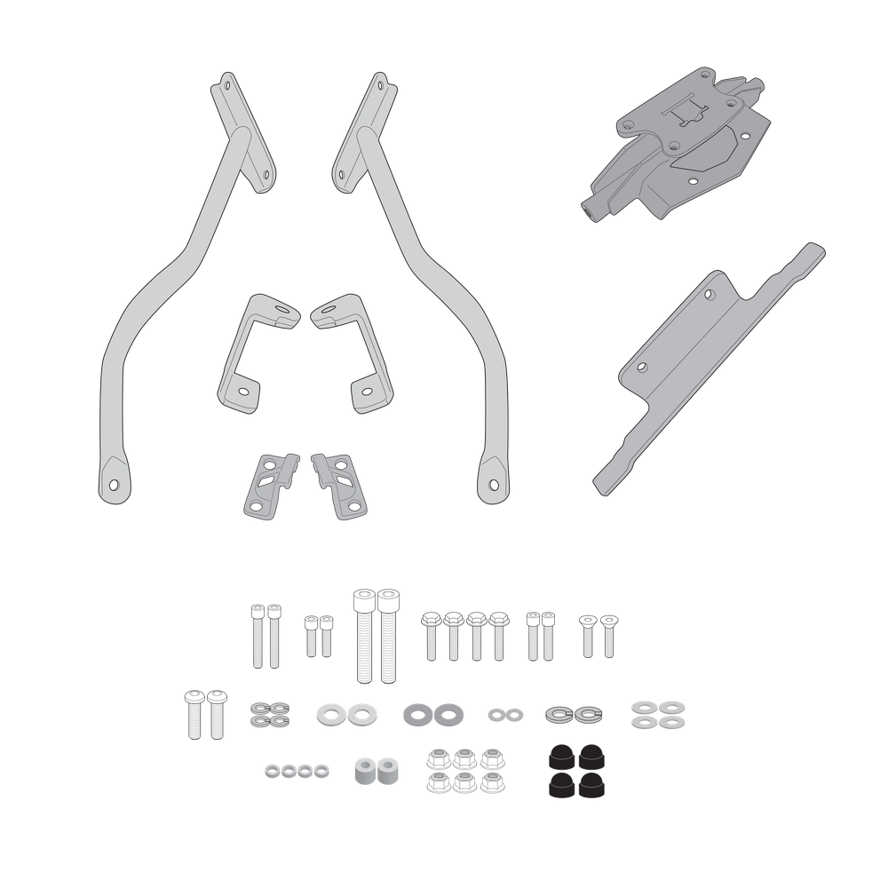 Supporto per valigie centrali GIVI SR2139