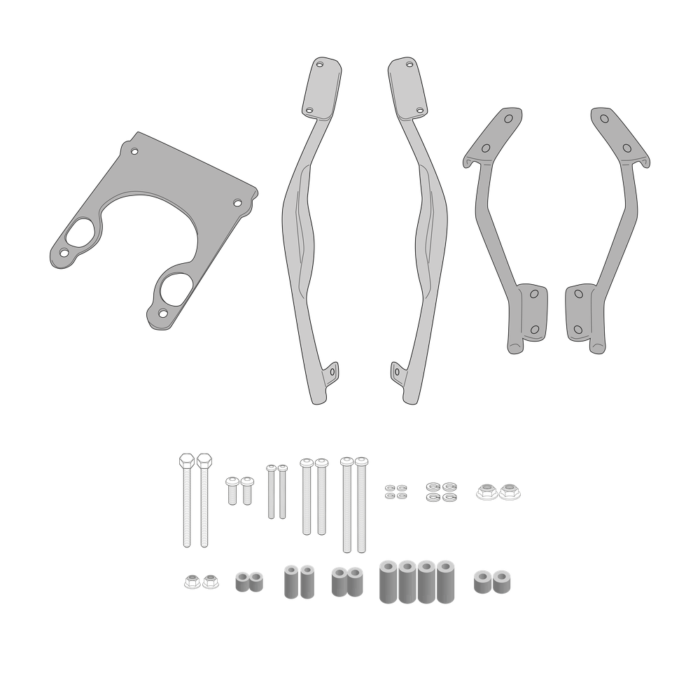 Supporto per valigie centrali GIVI SR2145