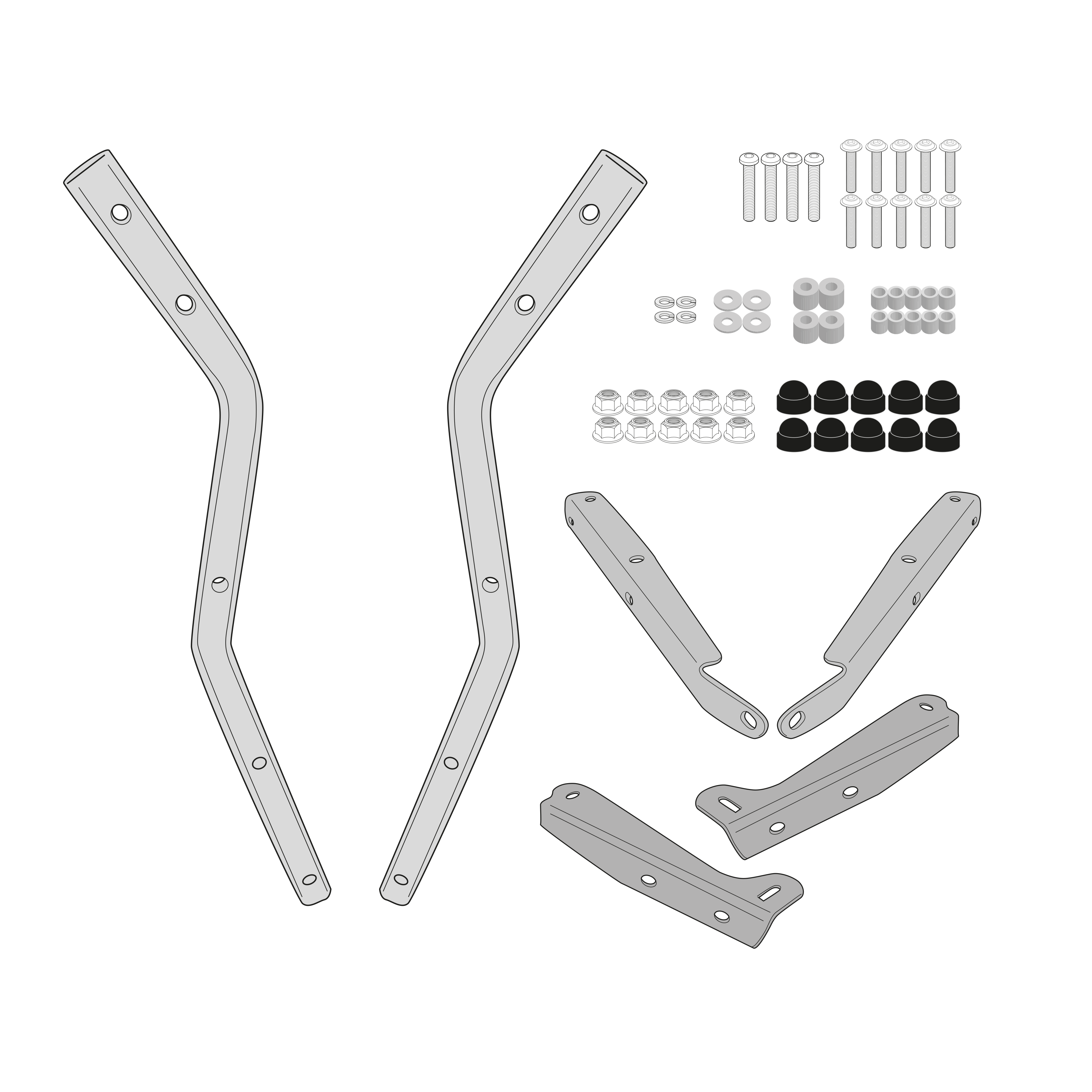 Supporto per valigie centrali GIVI SR2163