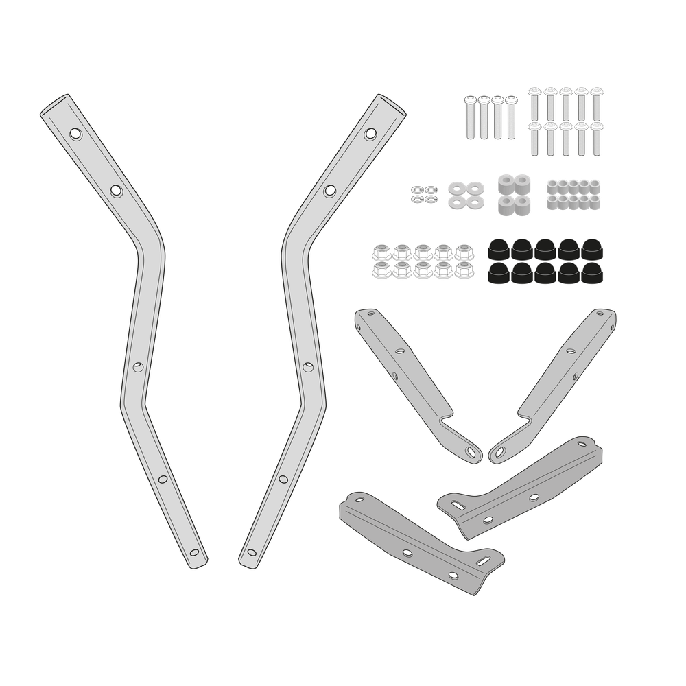 Supporto per valigie centrali GIVI SR2163