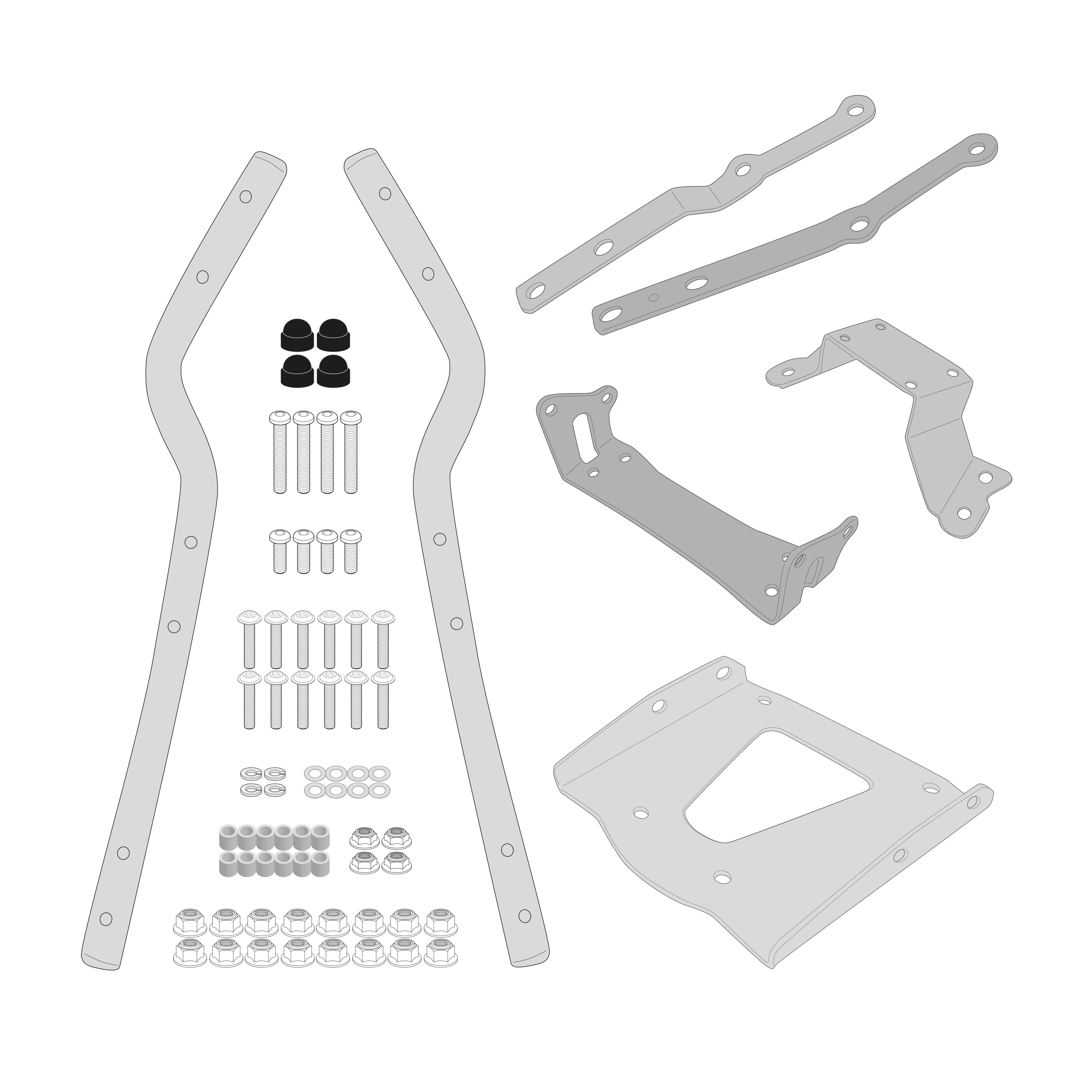 Supporto per valigie centrali GIVI SR2166