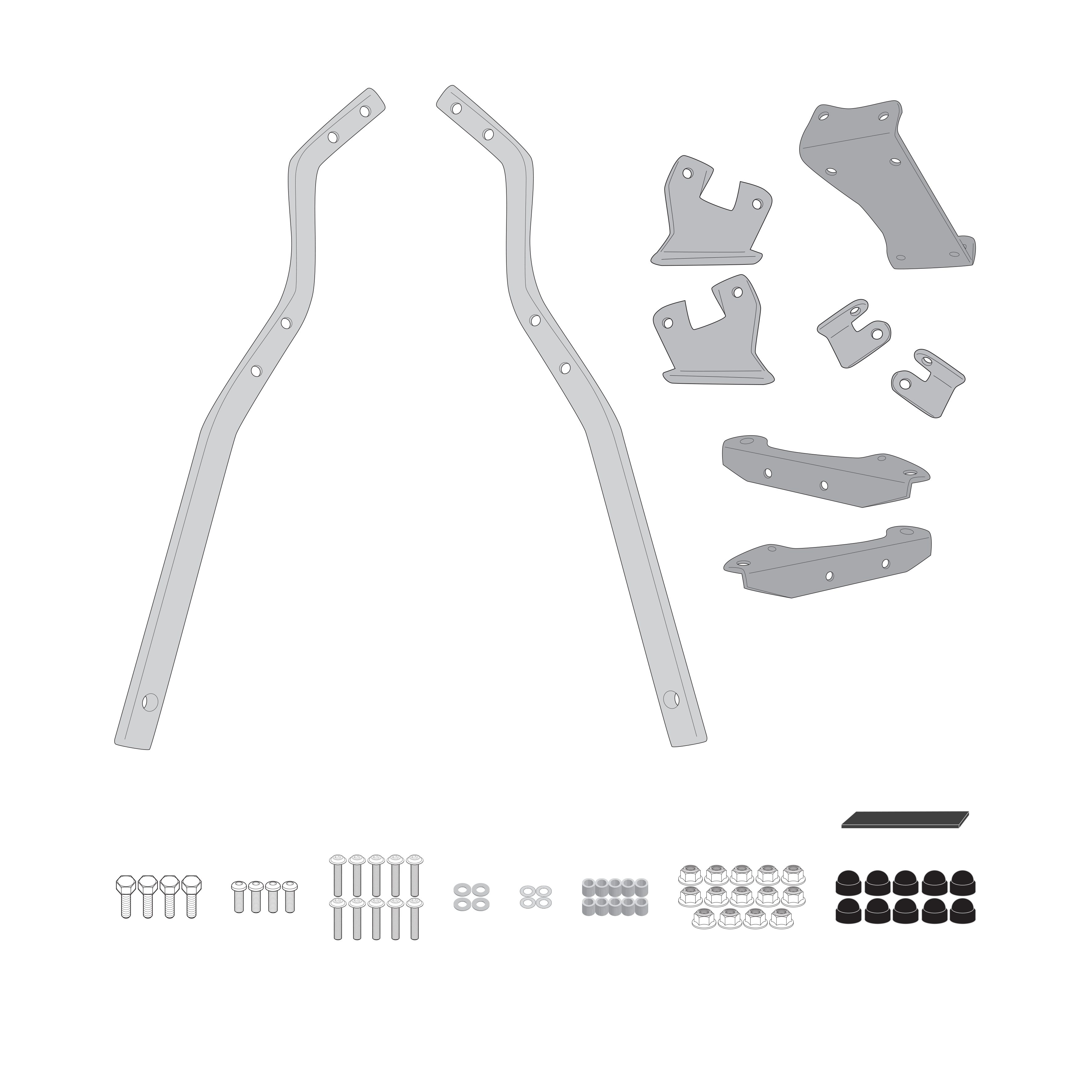 Supporto per valigie centrali GIVI SR2169