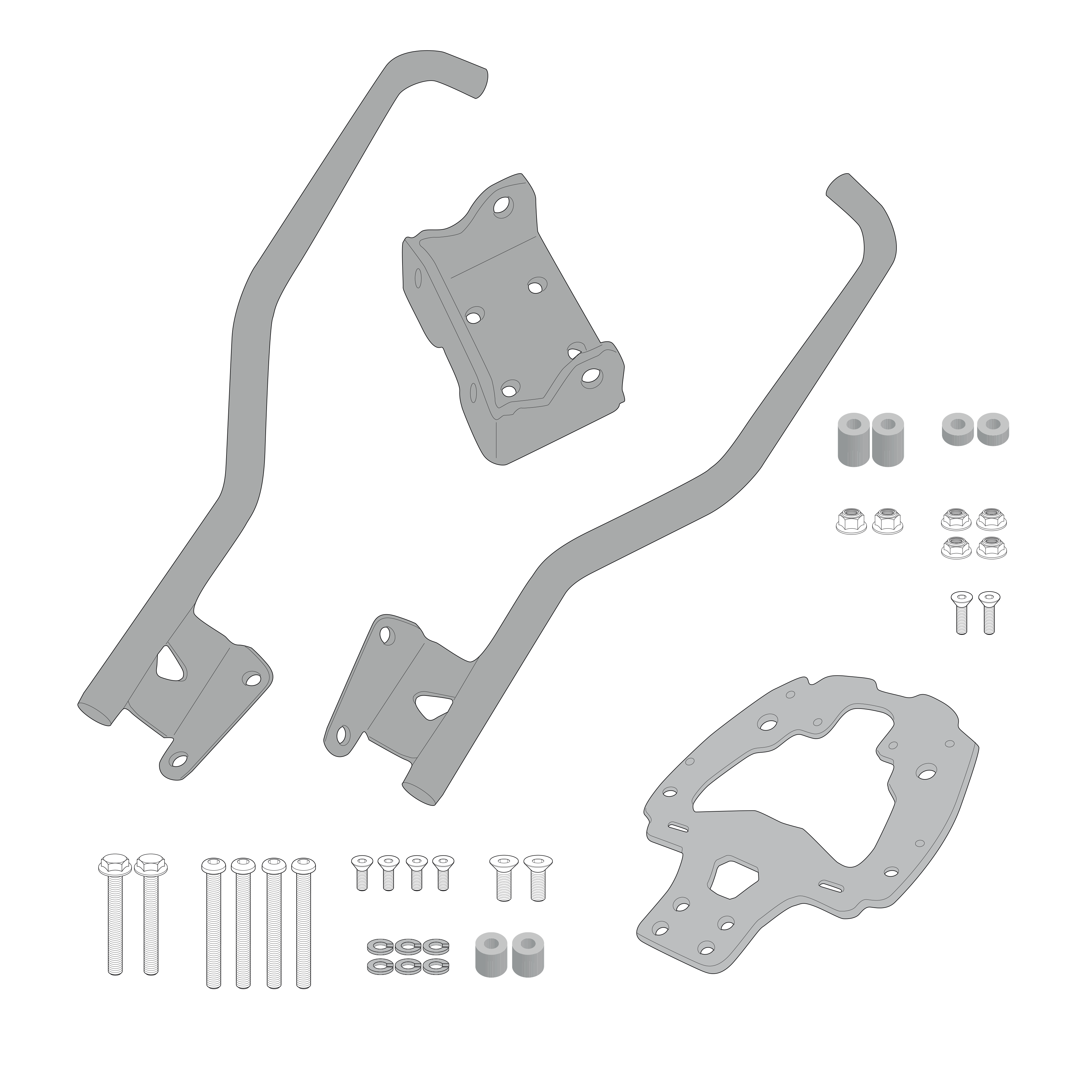 Supporto per valigie centrali GIVI SR5125