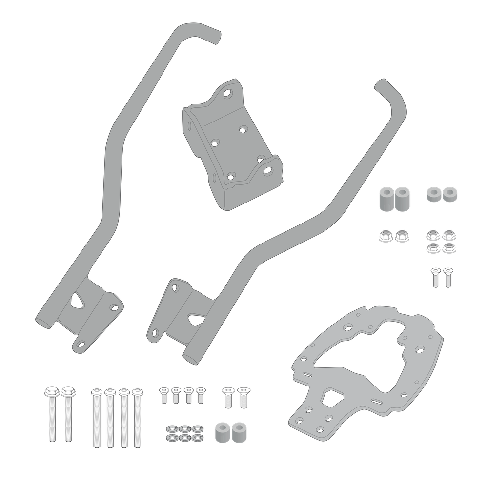 Supporto per valigie centrali GIVI SR5125