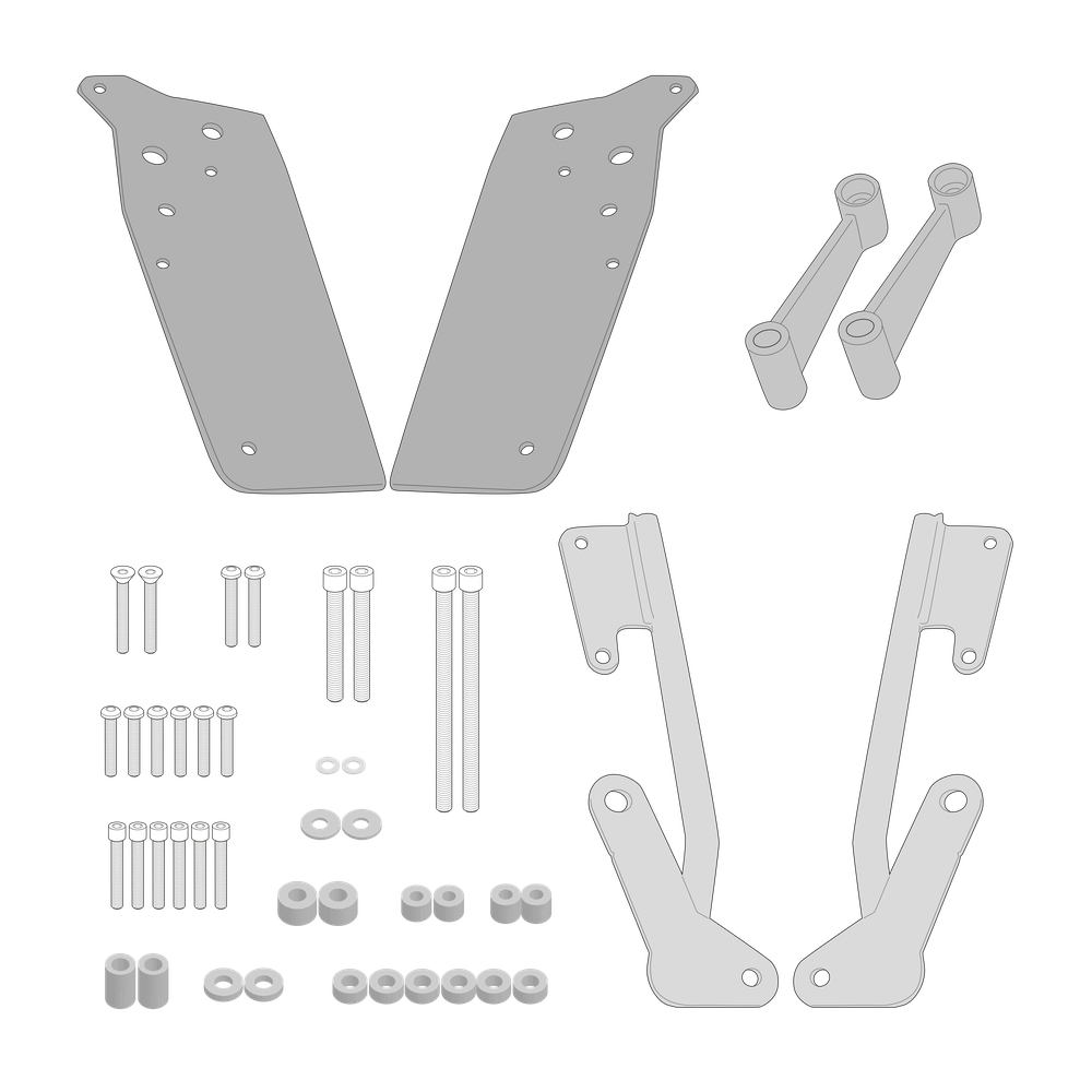 Supporto per valigie centrali GIVI SR5129