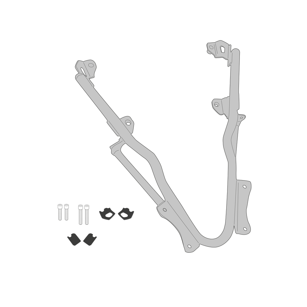 Supporto per valigie centrali GIVI SR5130