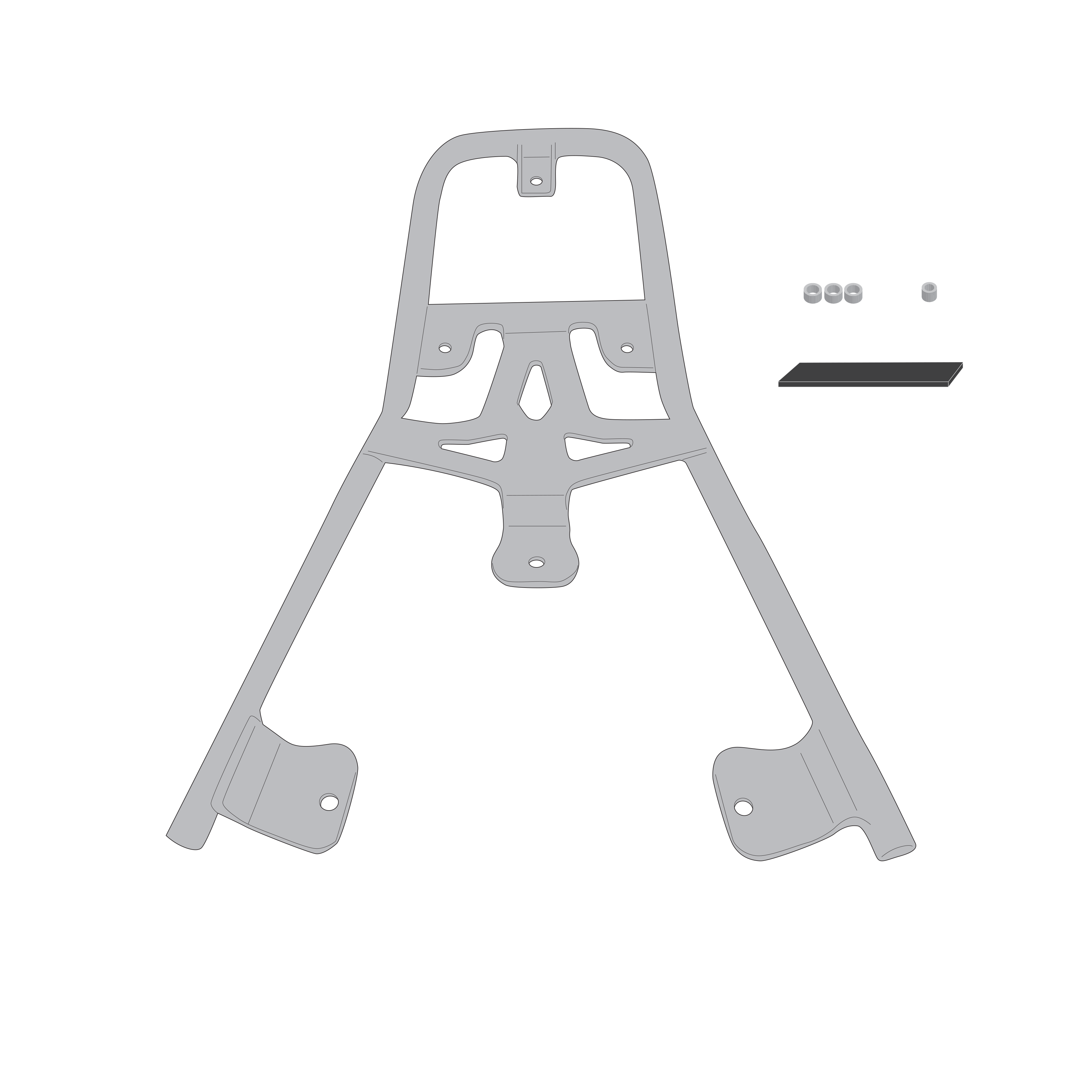 Top case support GIVI SR5618